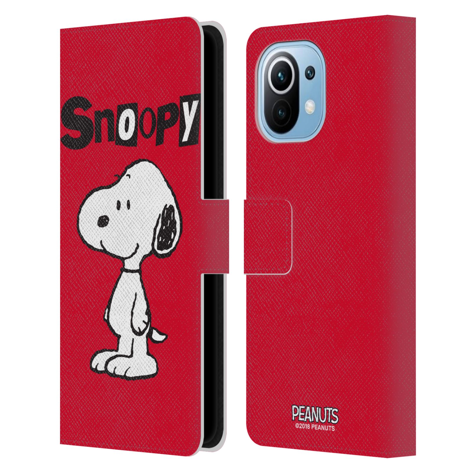 Pouzdro na mobil Xiaomi Mi 11 - HEAD CASE - Peanuts - Snoopy červená