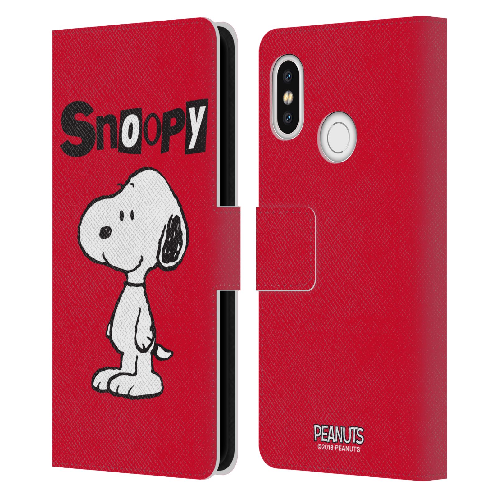 Pouzdro na mobil Xiaomi Mi 8  - HEAD CASE - Peanuts - Snoopy červená