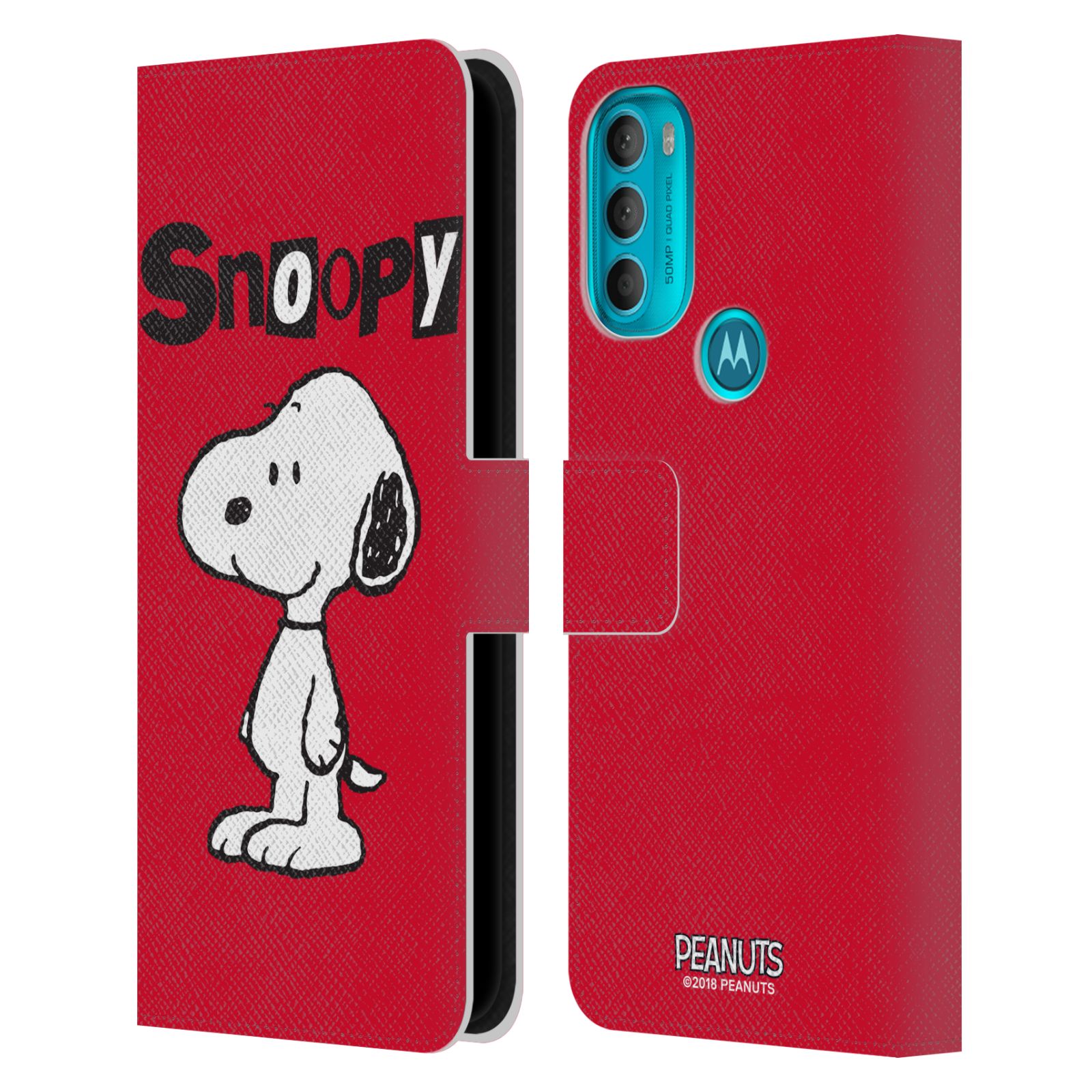 Pouzdro na mobil Motorola Moto G71 5G - HEAD CASE - Peanuts - Snoopy červená