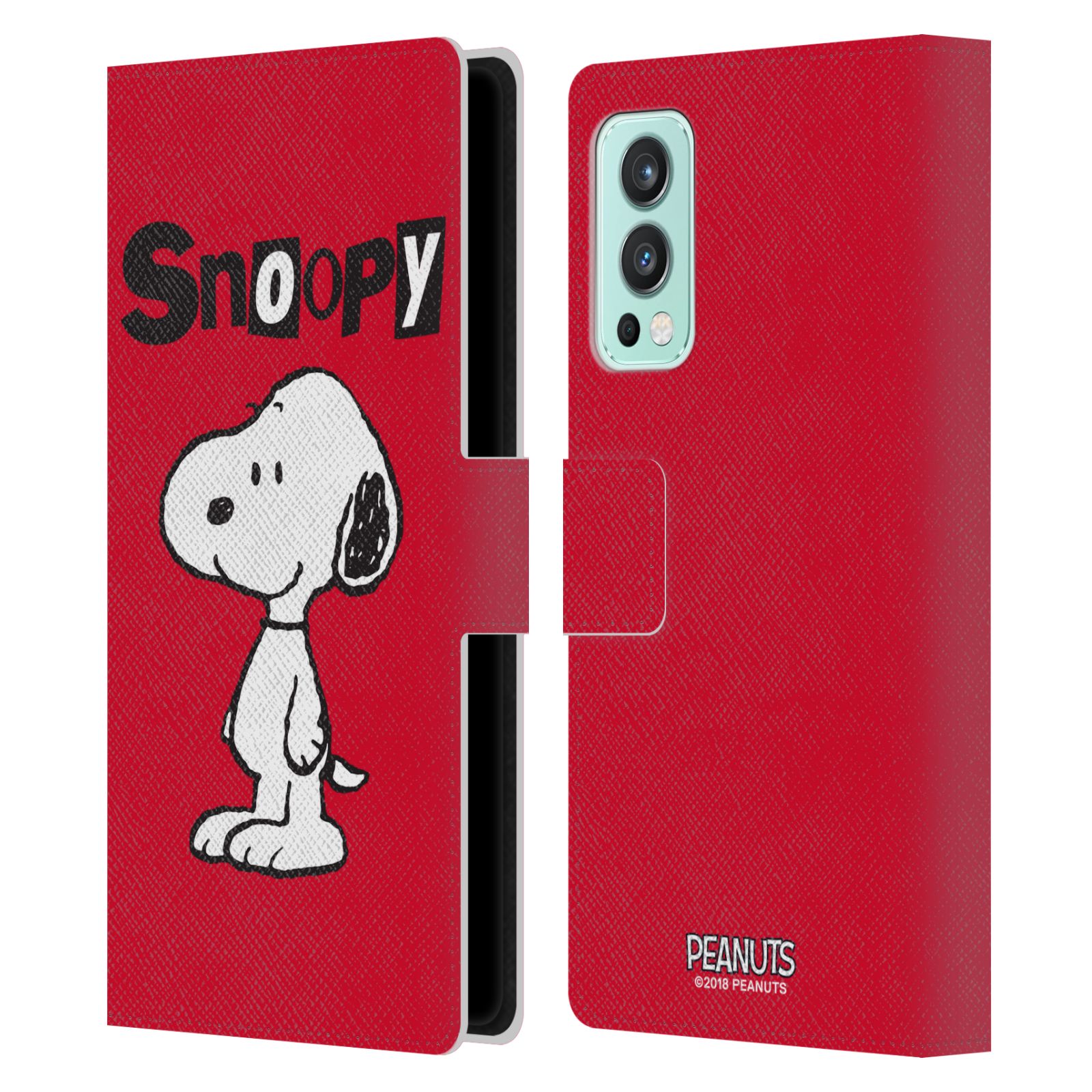 Pouzdro na mobil OnePlus Nord 2 5G - HEAD CASE - Peanuts - Snoopy červená