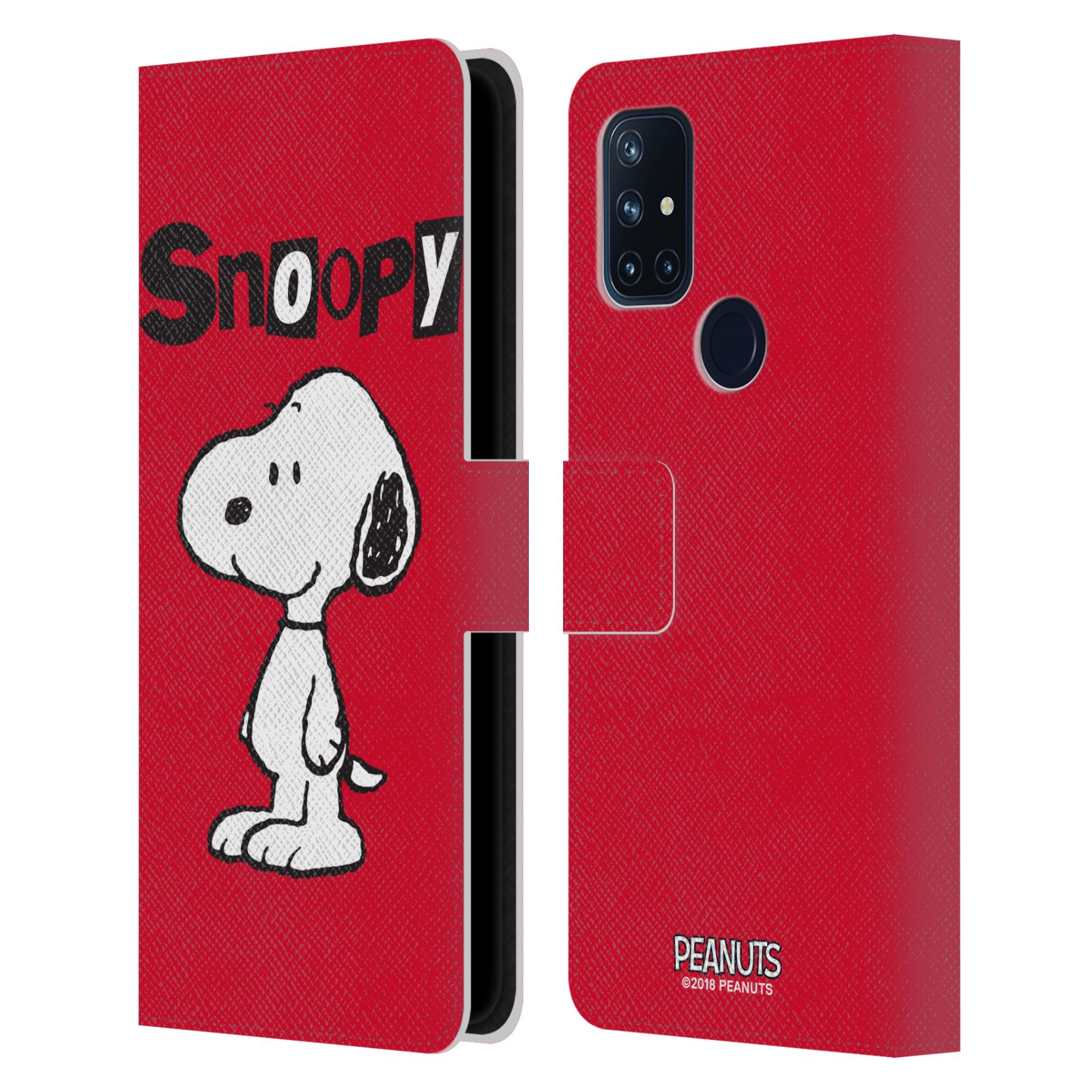 Pouzdro na mobil OnePlus Nord N10 5G - HEAD CASE - Peanuts - Snoopy červená