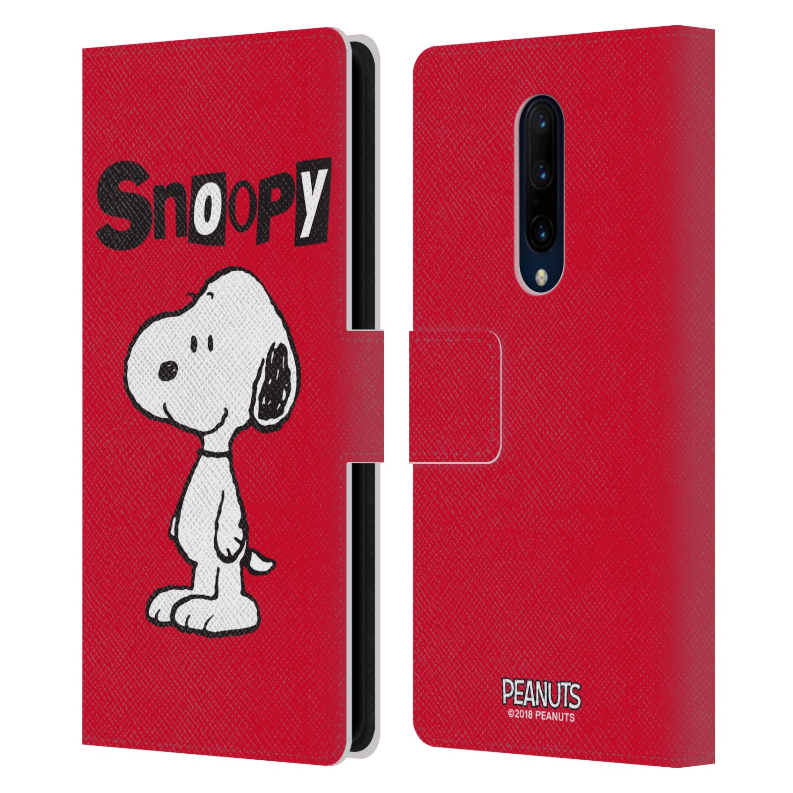 Pouzdro na mobil OnePlus 7 PRO  - HEAD CASE - Peanuts - Snoopy červená
