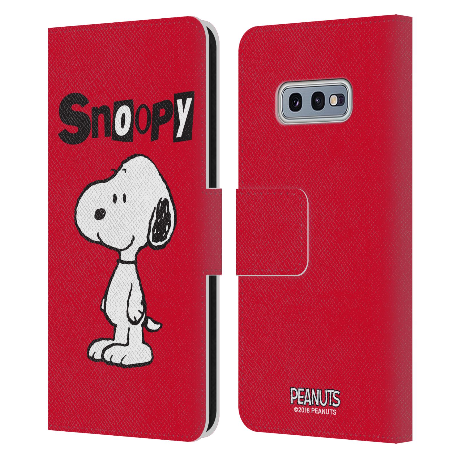 Pouzdro na mobil Samsung Galaxy S10e  - HEAD CASE - Peanuts - Snoopy červená