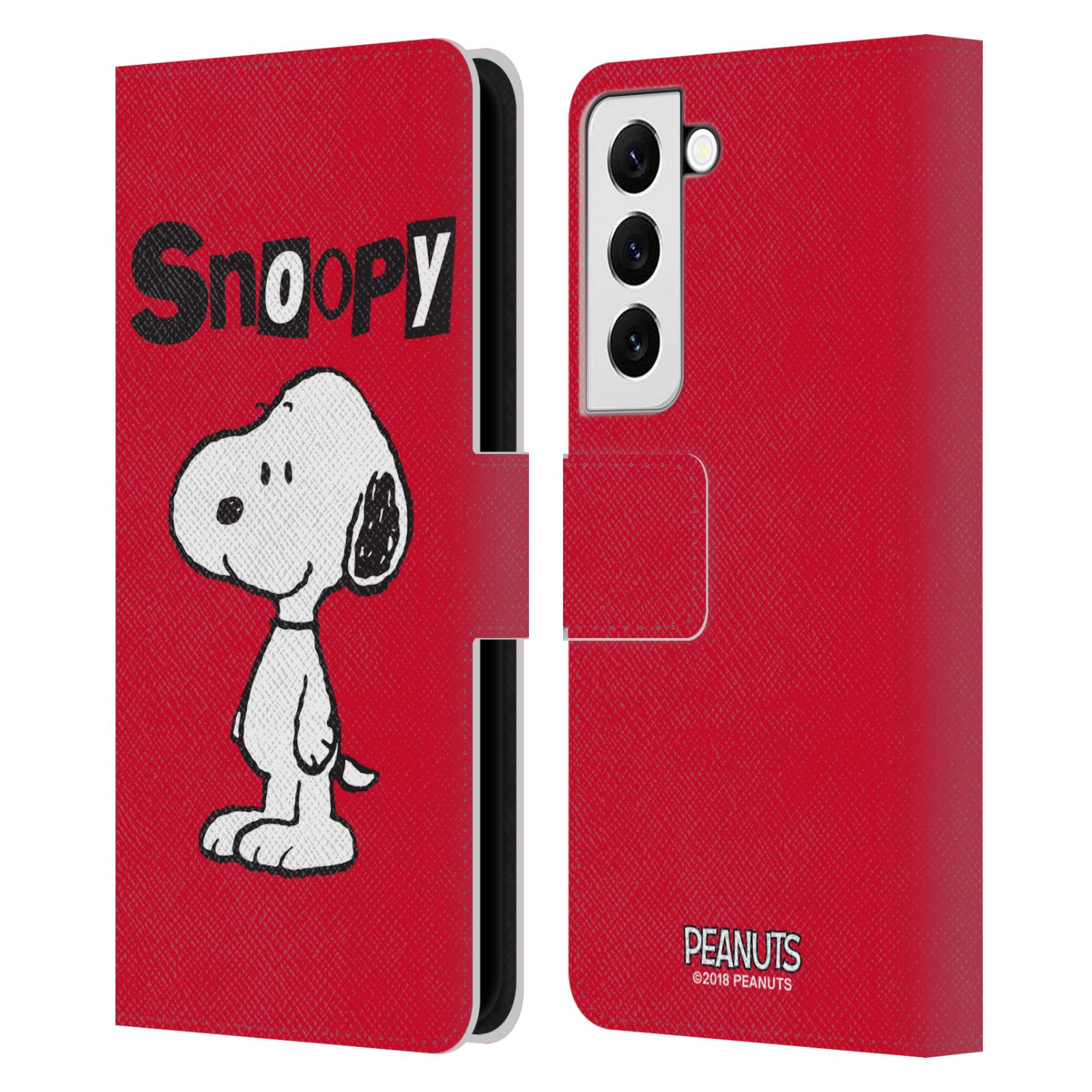 Pouzdro na mobil Samsung Galaxy S22 5G - HEAD CASE - Peanuts - Snoopy červená