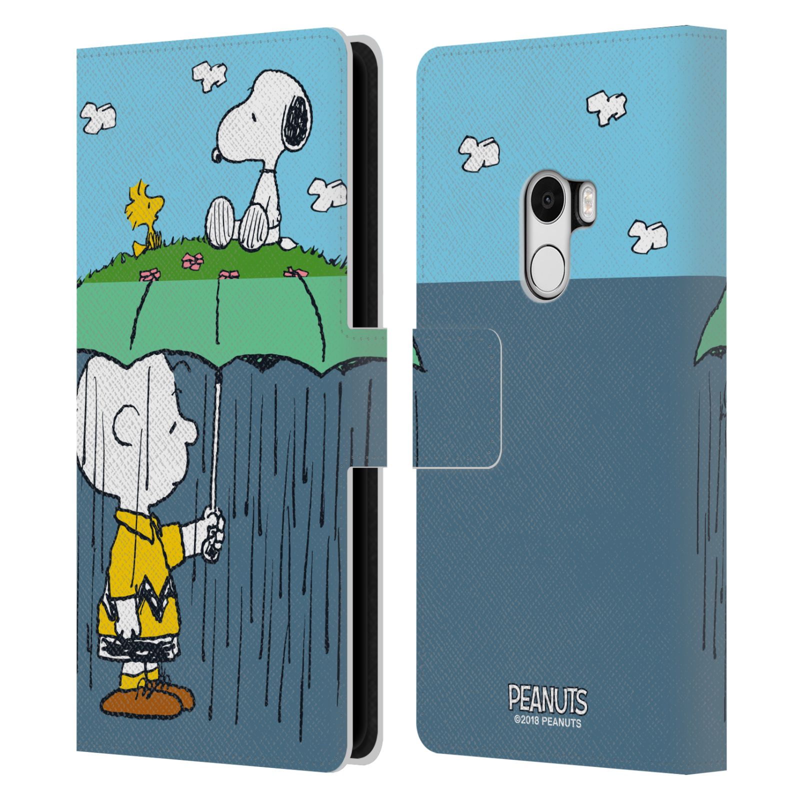 Pouzdro na mobil Xiaomi Mi Mix - Head Case - Peanuts - Snoopy, Charlie a ptáček Woodstock