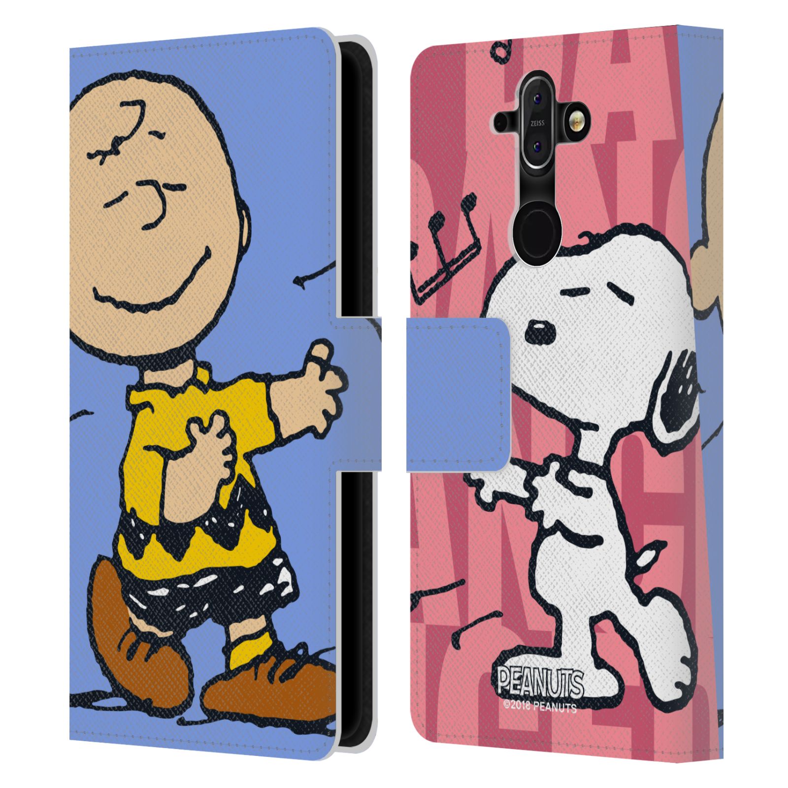 Pouzdro na mobil Nokia 8 Sirocco - Head Case - Peanuts - Snoopy a Charlie