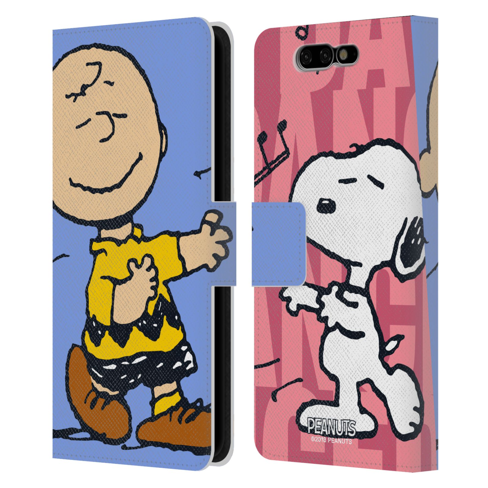 Pouzdro na mobil Xiaomi Black Shark - Head Case - Peanuts - Snoopy a Charlie