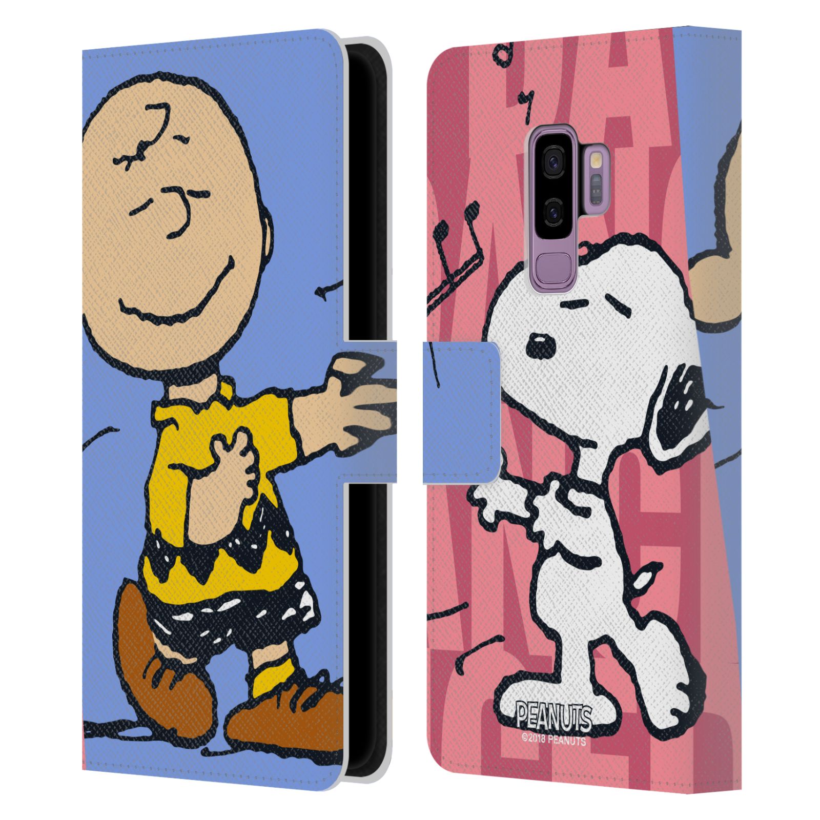 Pouzdro na mobil Samsung Galaxy S9 Plus - Head Case - Peanuts - Snoopy a Charlie