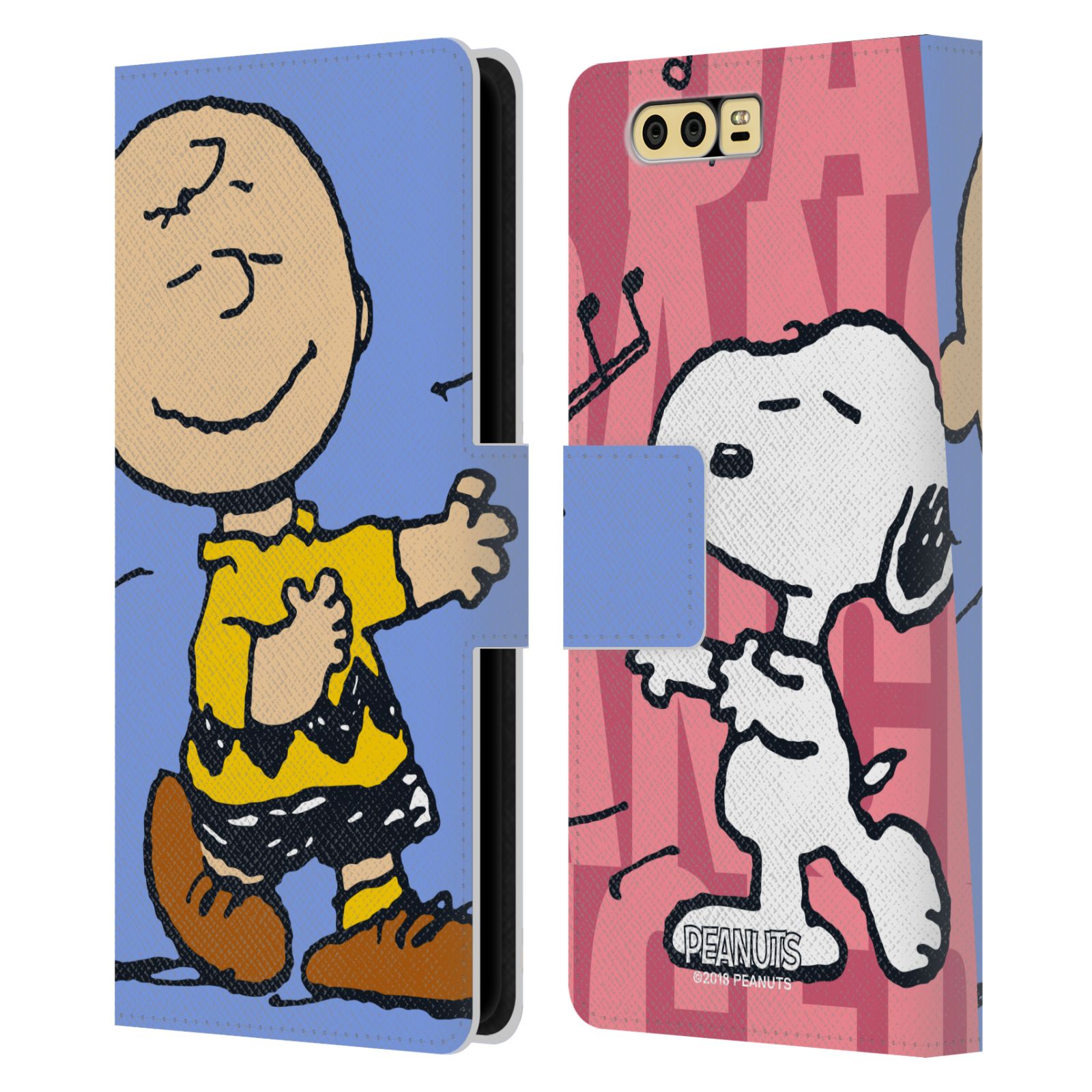 Pouzdro na mobil Honor 9 - Head Case - Peanuts - Snoopy a Charlie
