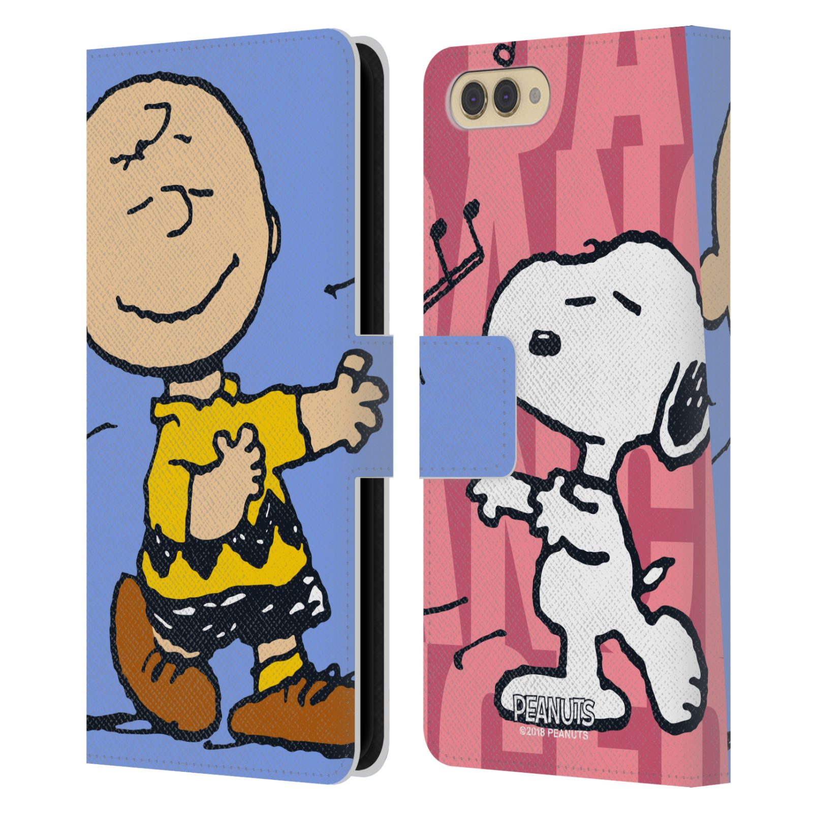 Pouzdro na mobil Honor  View 10 / V10 - Head Case - Peanuts - Snoopy a Charlie