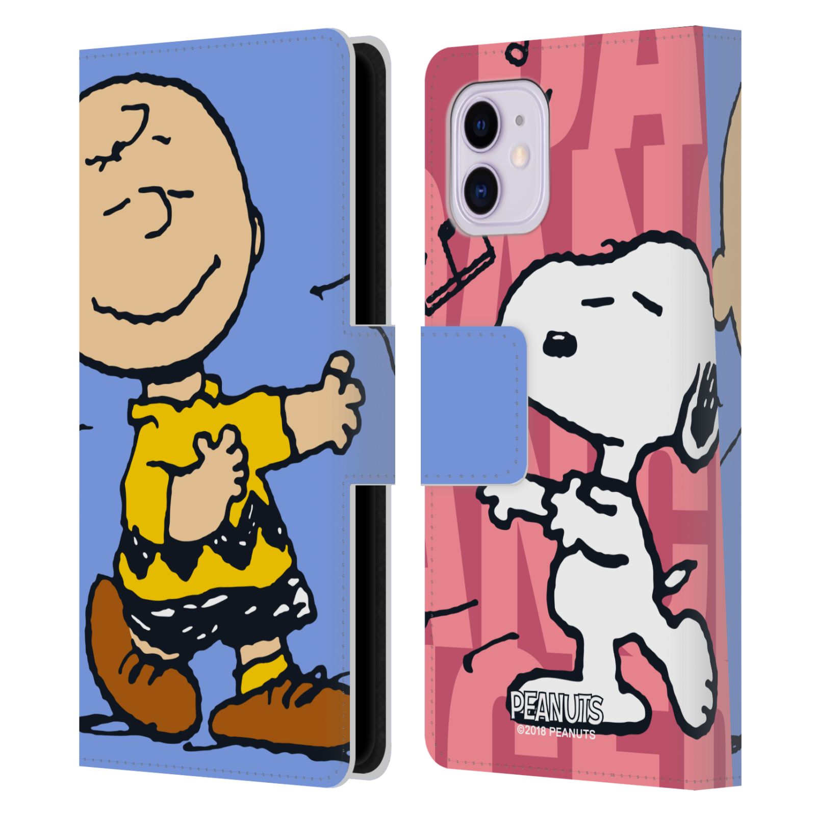 Pouzdro na mobil Apple Iphone 11 - Head Case - Peanuts - Snoopy a Charlie