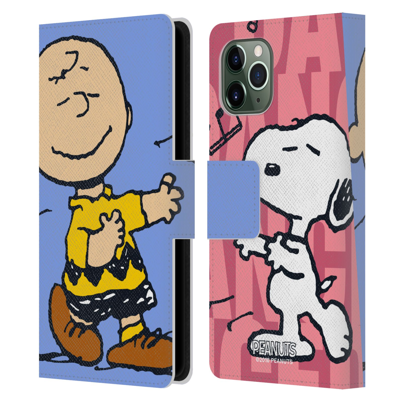 Pouzdro na mobil Apple Iphone 11 PRO - Head Case - Peanuts - Snoopy a Charlie