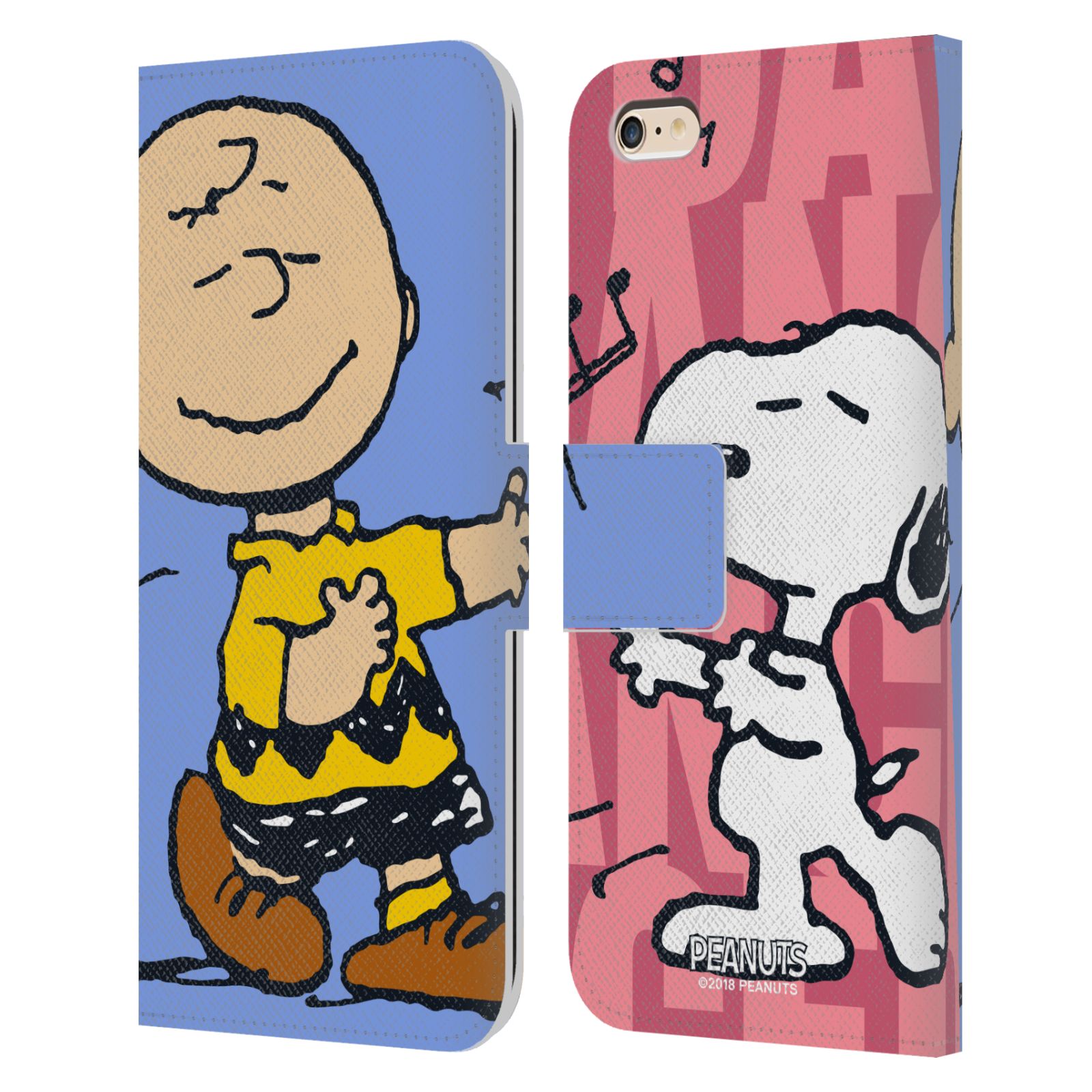 Pouzdro na mobil Apple Iphone 6 PLUS / 6S PLUS - Head Case - Peanuts - Snoopy a Charlie