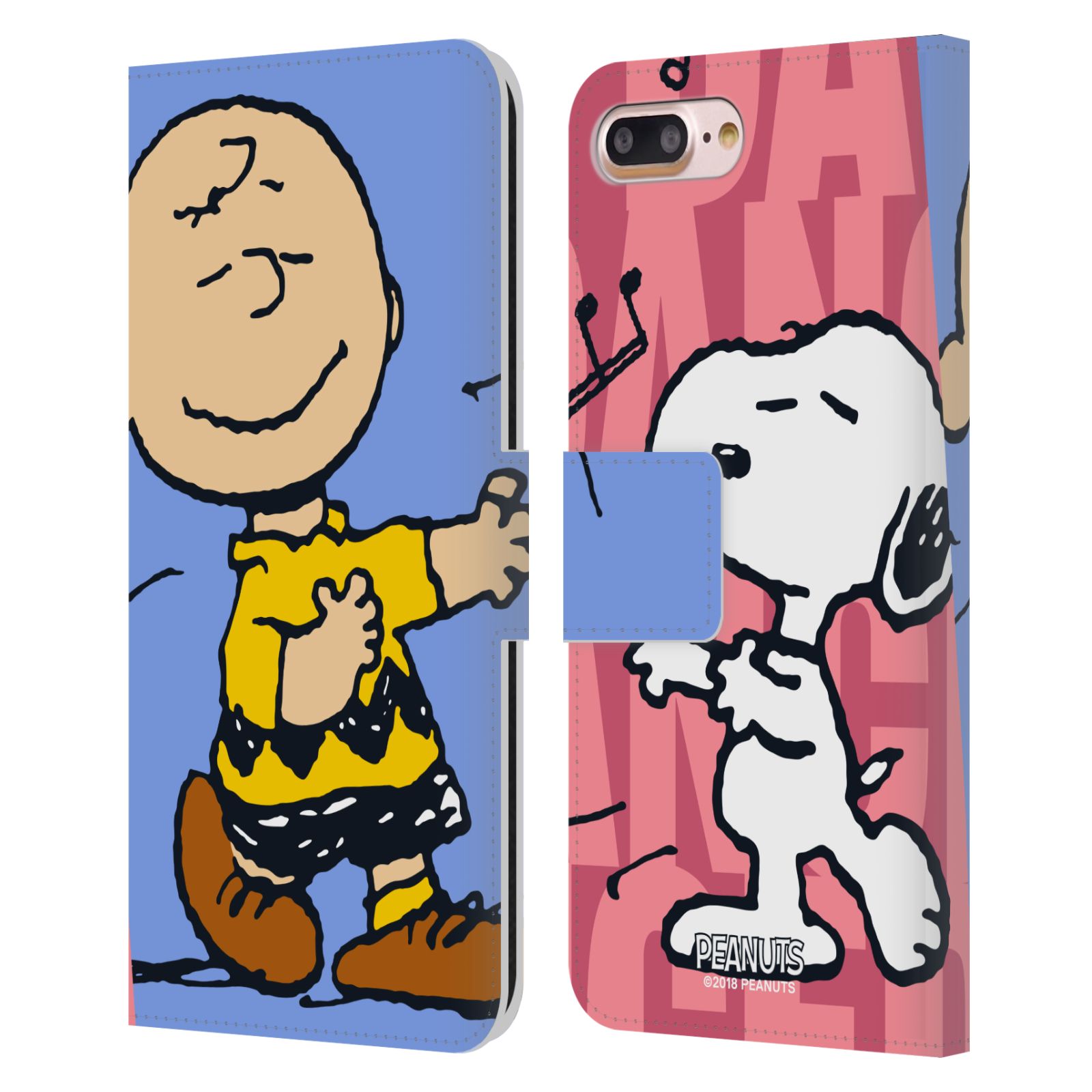 Pouzdro na mobil Apple Iphone 7 Plus / 8 Plus - Head Case - Peanuts - Snoopy a Charlie