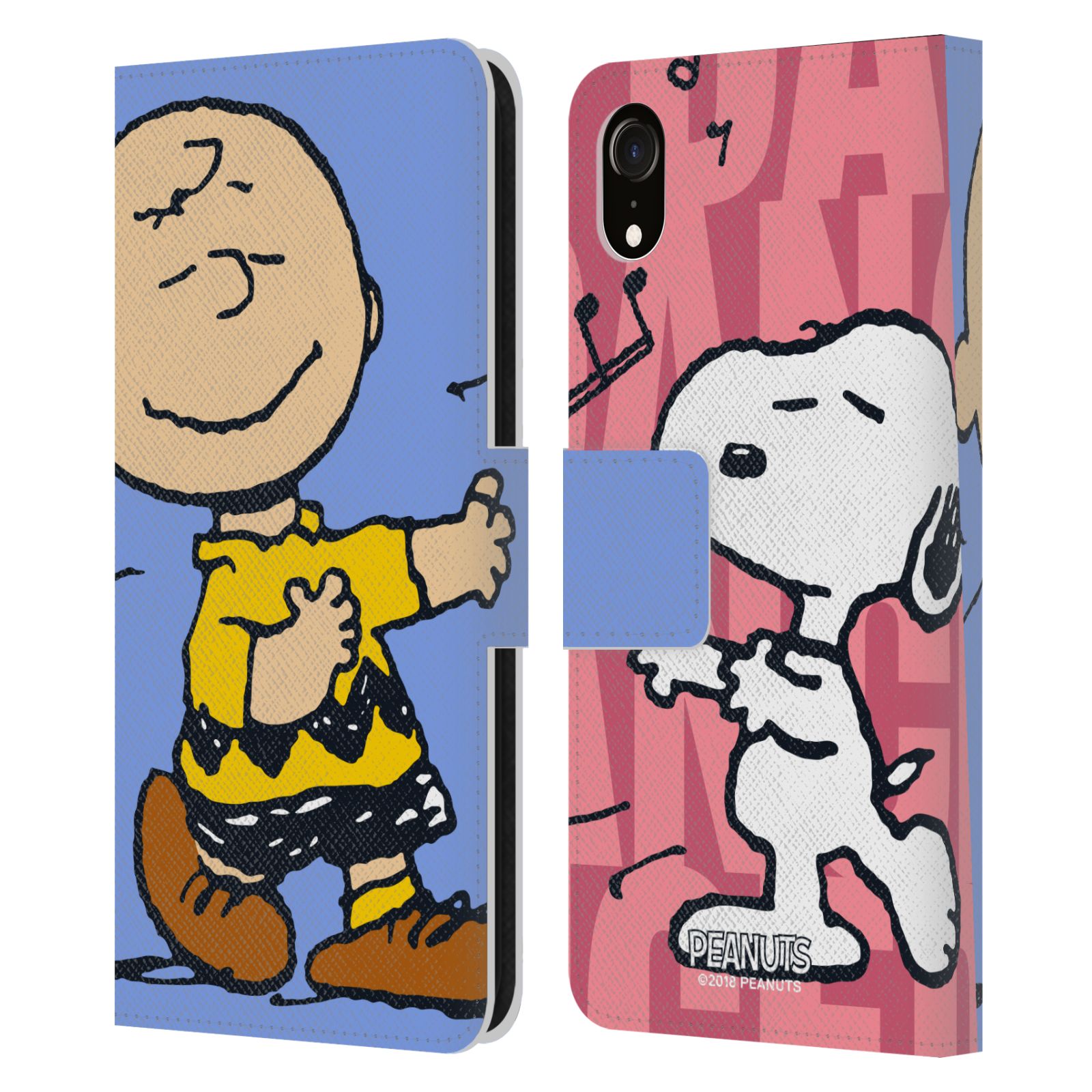 Pouzdro na mobil Apple Iphone XR - Head Case - Peanuts - Snoopy a Charlie