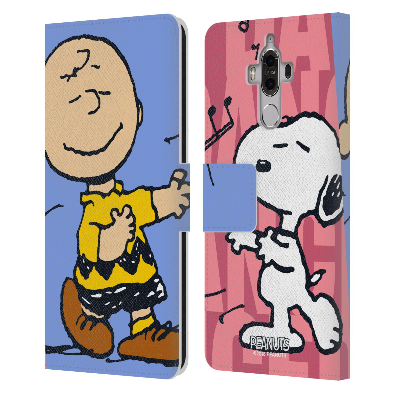 Pouzdro na mobil Huawei Mate 9 - Head Case - Peanuts - Snoopy a Charlie