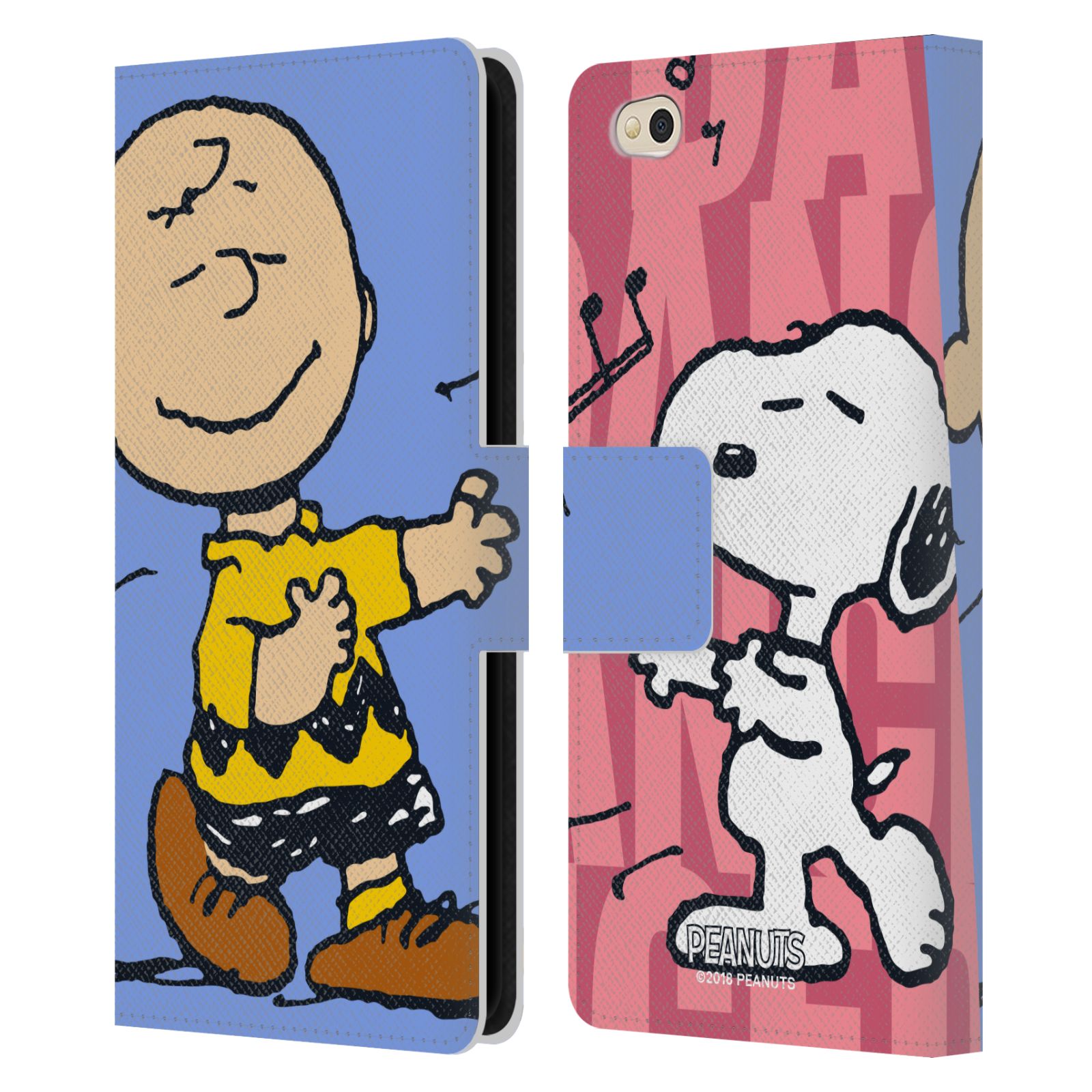 Pouzdro na mobil Xiaomi Mi 5c - Head Case - Peanuts - Snoopy a Charlie