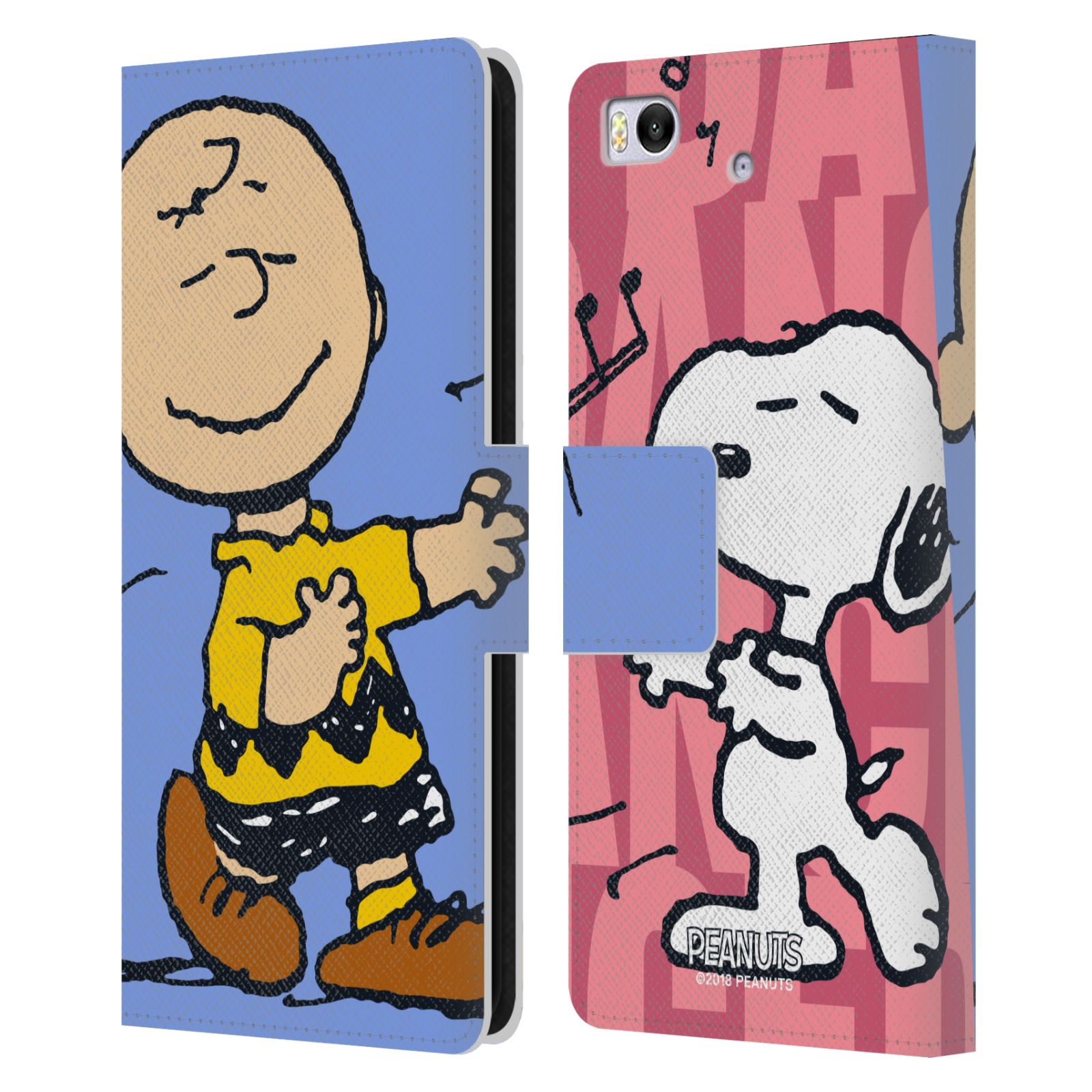 Pouzdro na mobil Xiaomi Mi 5s - Head Case - Peanuts - Snoopy a Charlie