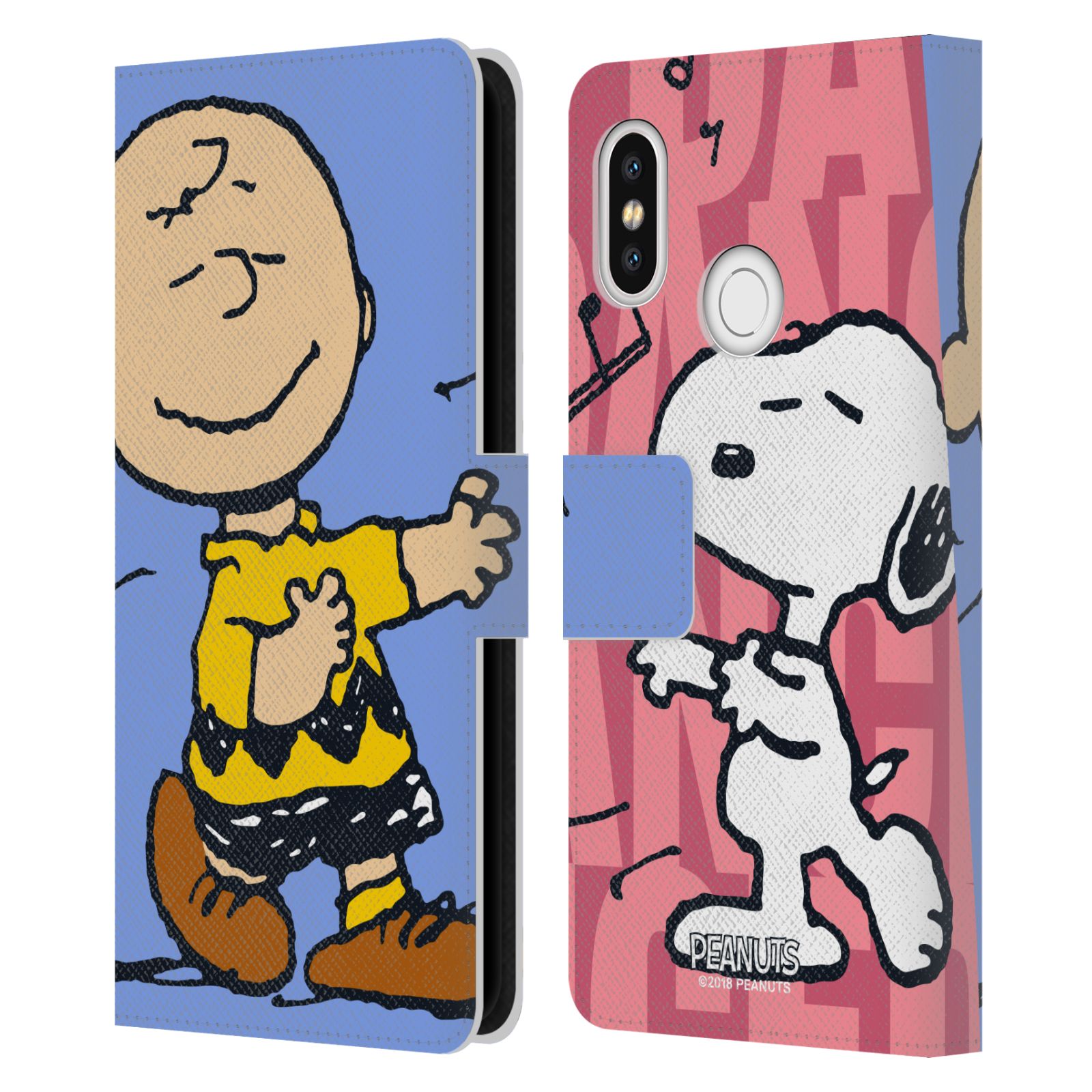 Pouzdro na mobil Xiaomi Mi 8 - Head Case - Peanuts - Snoopy a Charlie