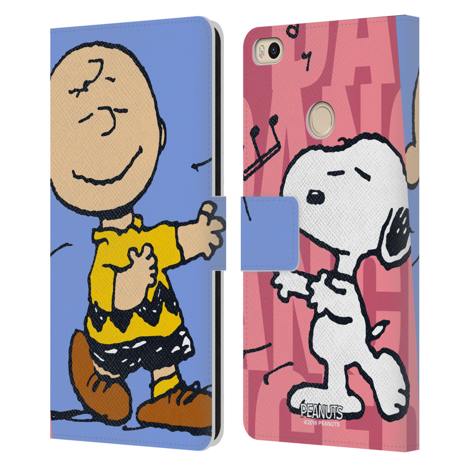 Pouzdro na mobil Xiaomi Mi Max 2 - Head Case - Peanuts - Snoopy a Charlie