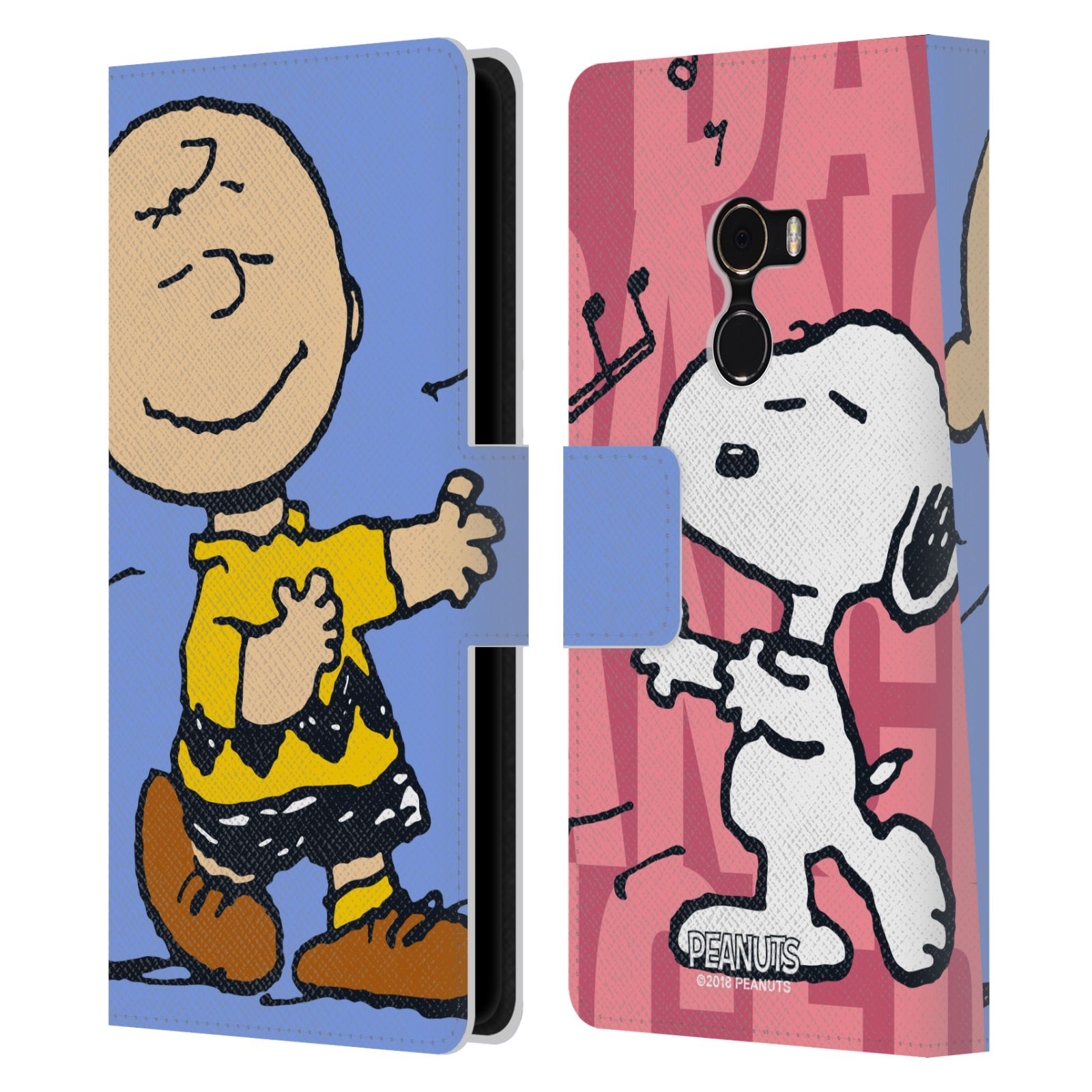 Pouzdro na mobil Xiaomi Mi Mix 2 - Head Case - Peanuts - Snoopy a Charlie
