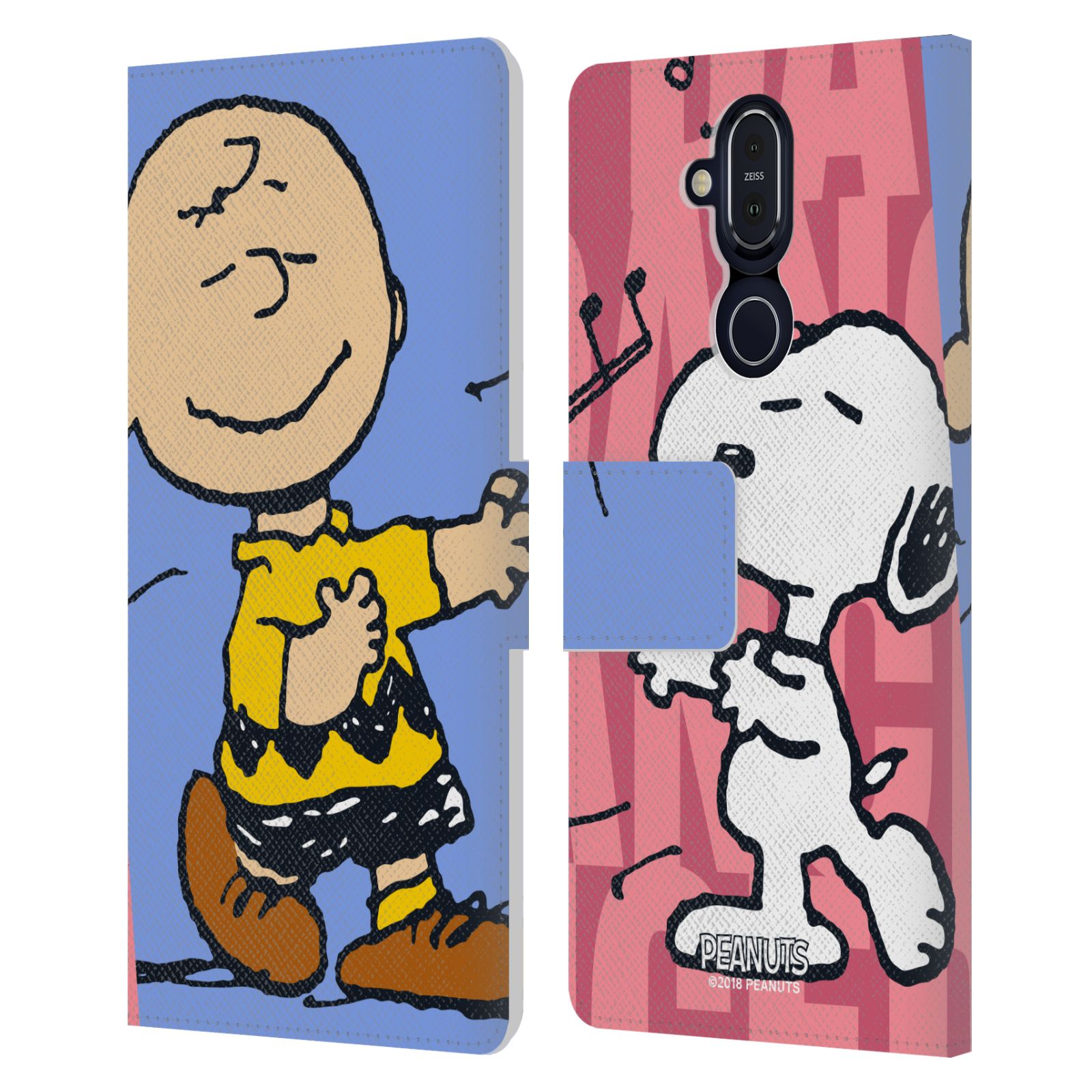 Pouzdro na mobil Nokia 8.1 - Head Case - Peanuts - Snoopy a Charlie