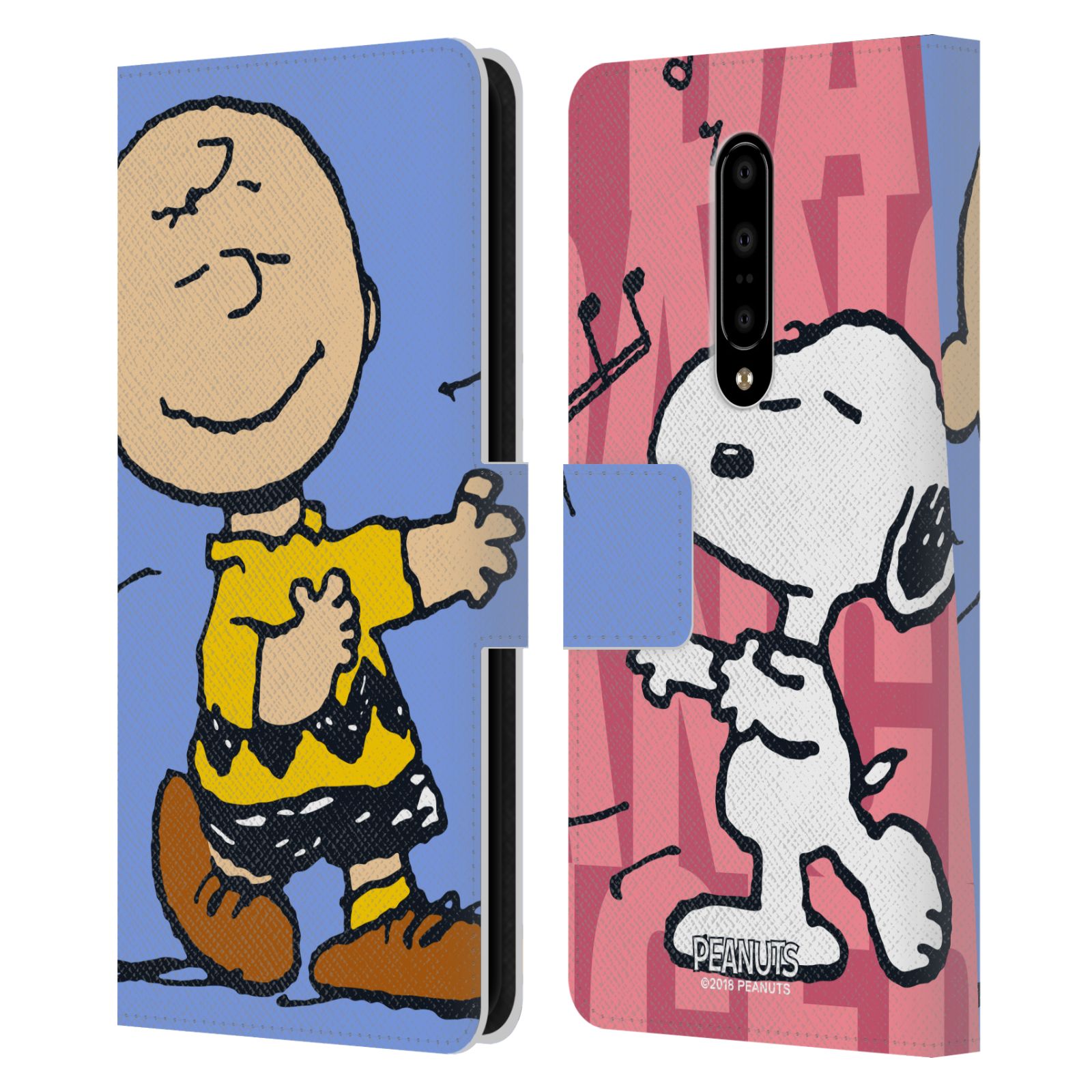 Pouzdro na mobil OnePlus 7 - Head Case - Peanuts - Snoopy a Charlie