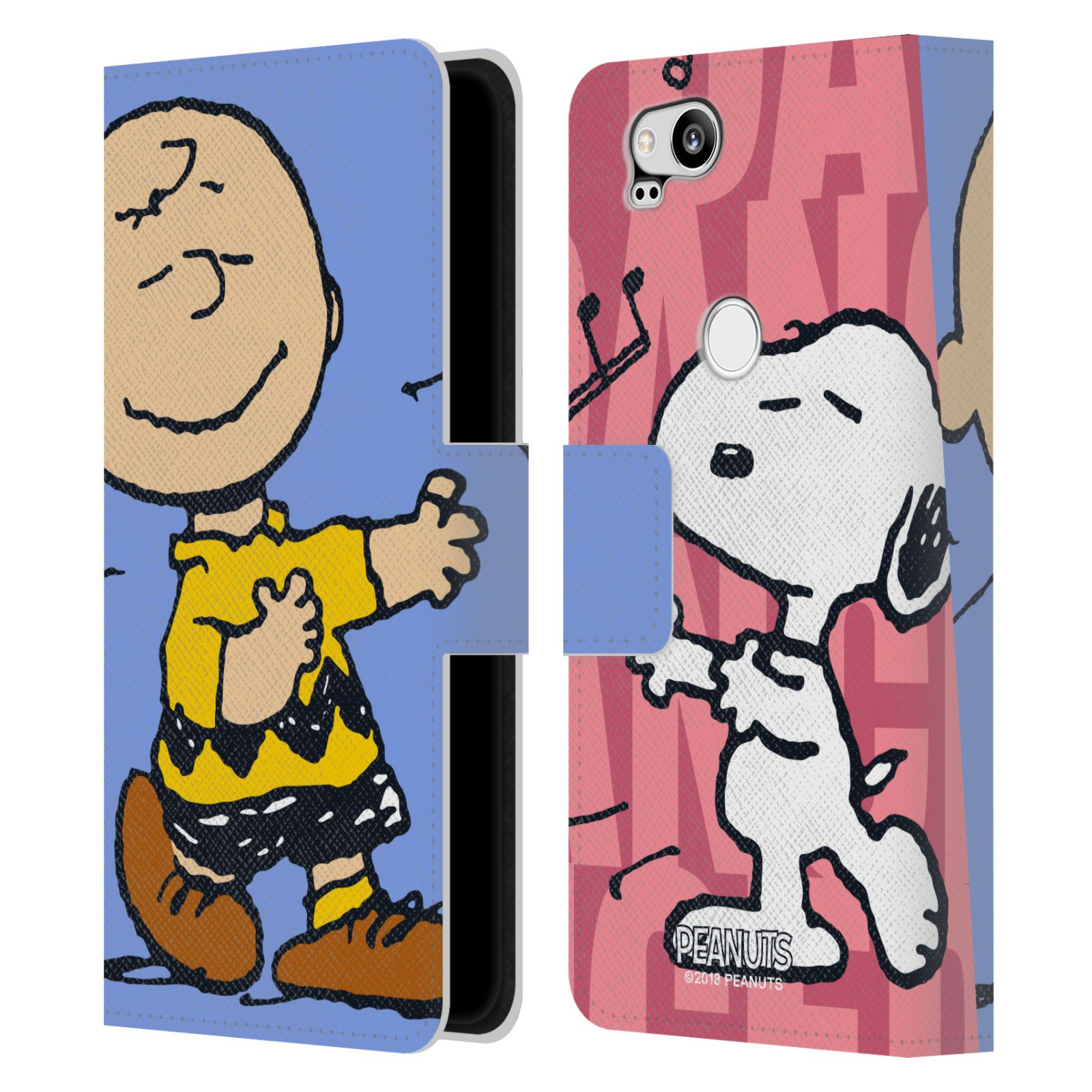 Pouzdro na mobil Google Pixel 2 - Head Case - Peanuts - Snoopy a Charlie