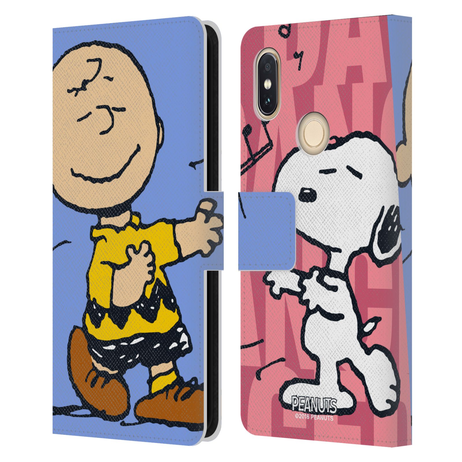Pouzdro na mobil Xiaomi Redmi S2 - Head Case - Peanuts - Snoopy a Charlie