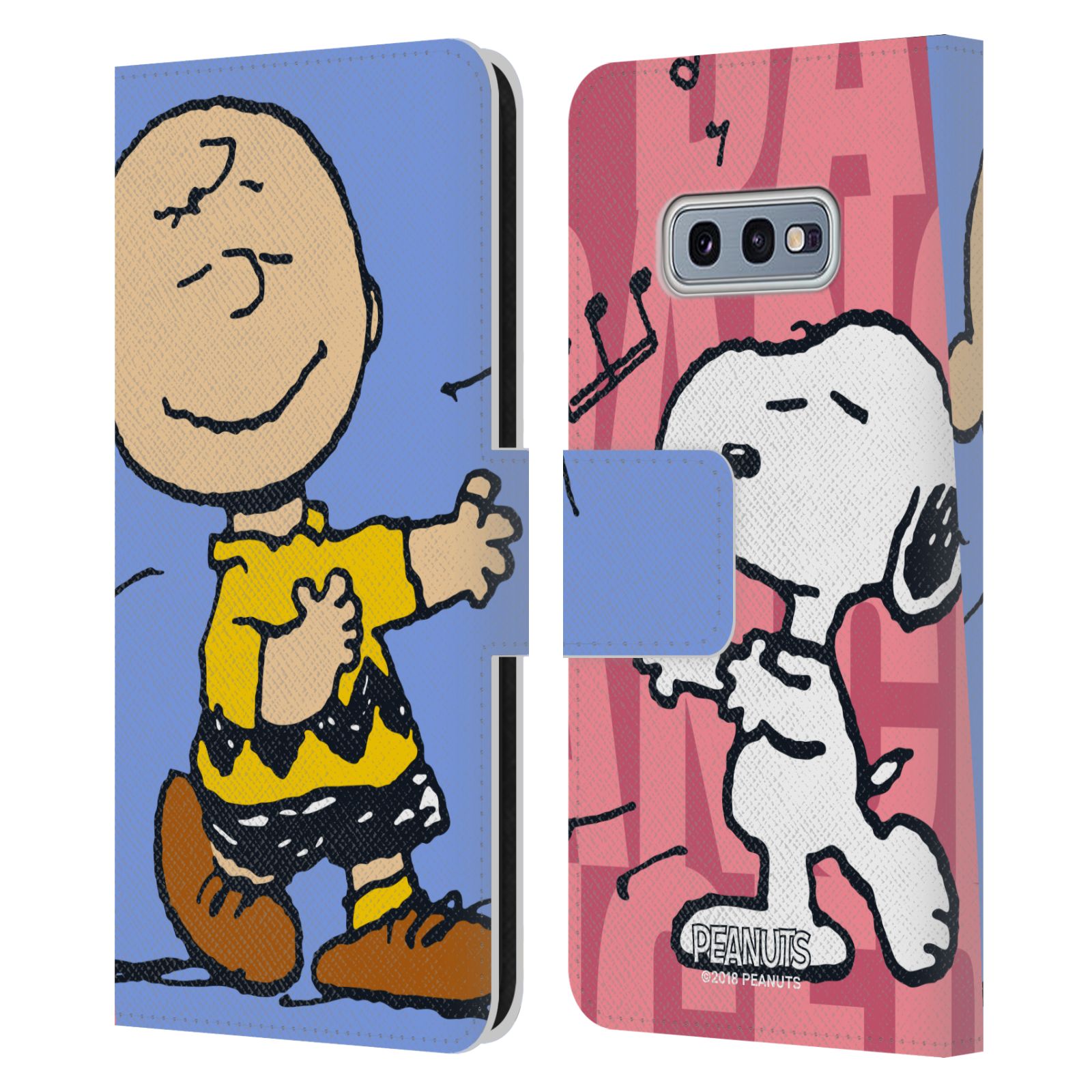 Pouzdro na mobil Samsung Galaxy S10e - Head Case - Peanuts - Snoopy a Charlie