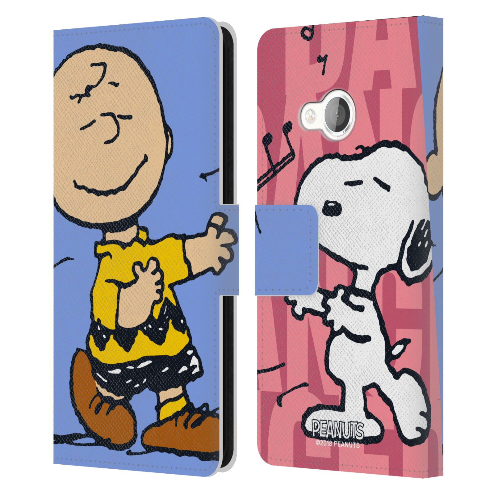 Pouzdro na mobil HTC U Play - Head Case - Peanuts - Snoopy a Charlie