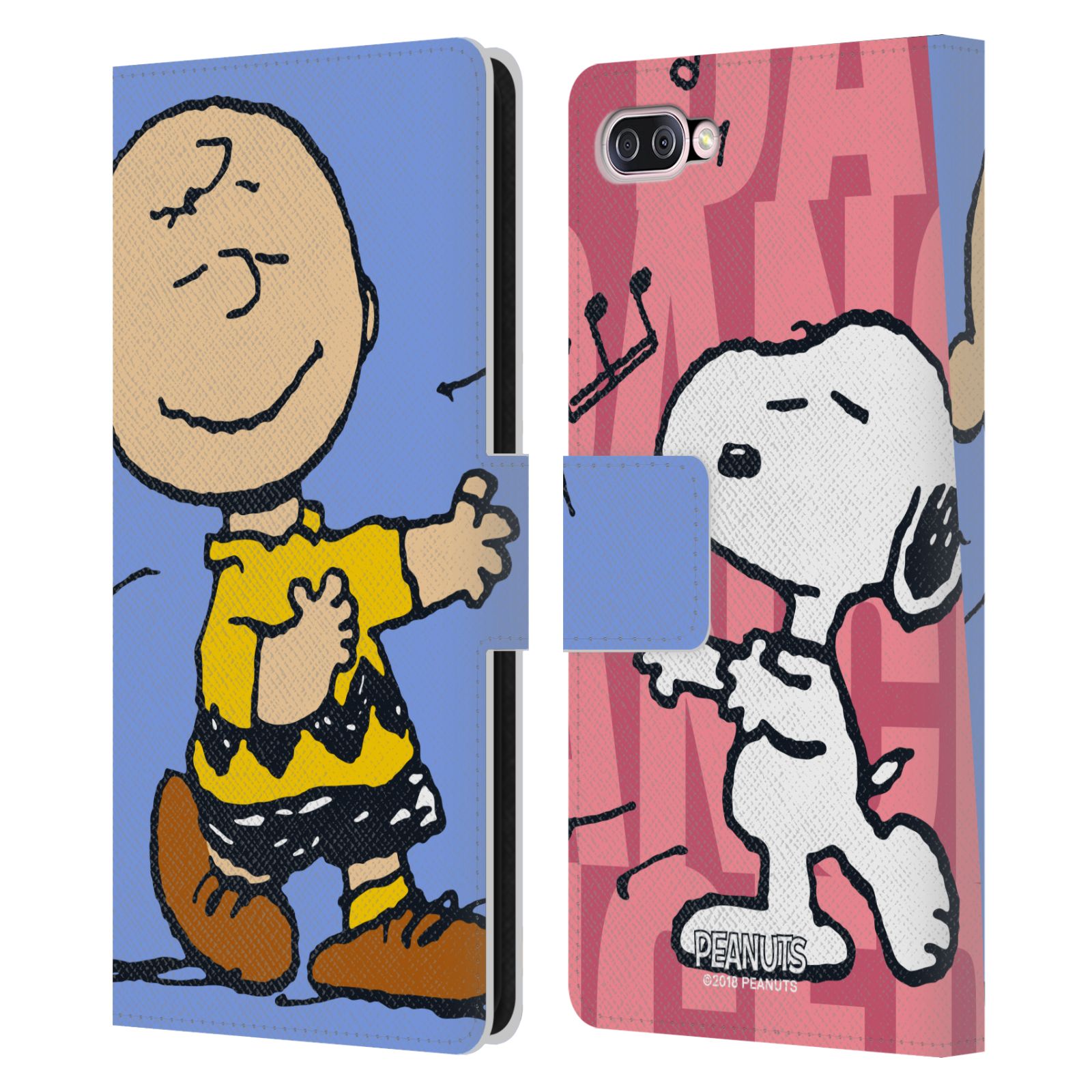 Pouzdro na mobil Asus Zenfone 4 Max ZC554KL - Head Case - Peanuts - Snoopy a Charlie