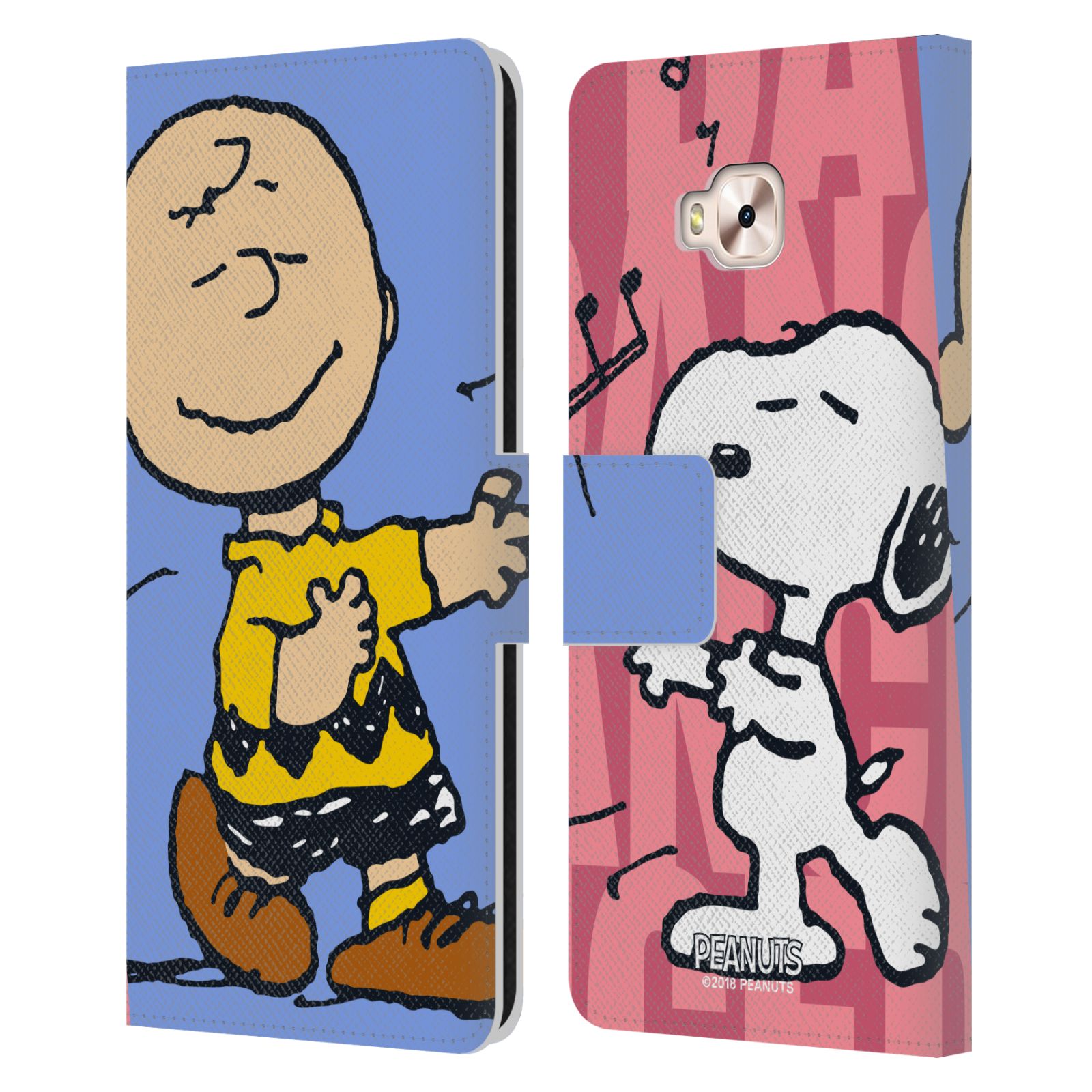 Pouzdro na mobil Asus Zenfone 4 Selfie Pro ZD552KL - Head Case - Peanuts - Snoopy a Charlie