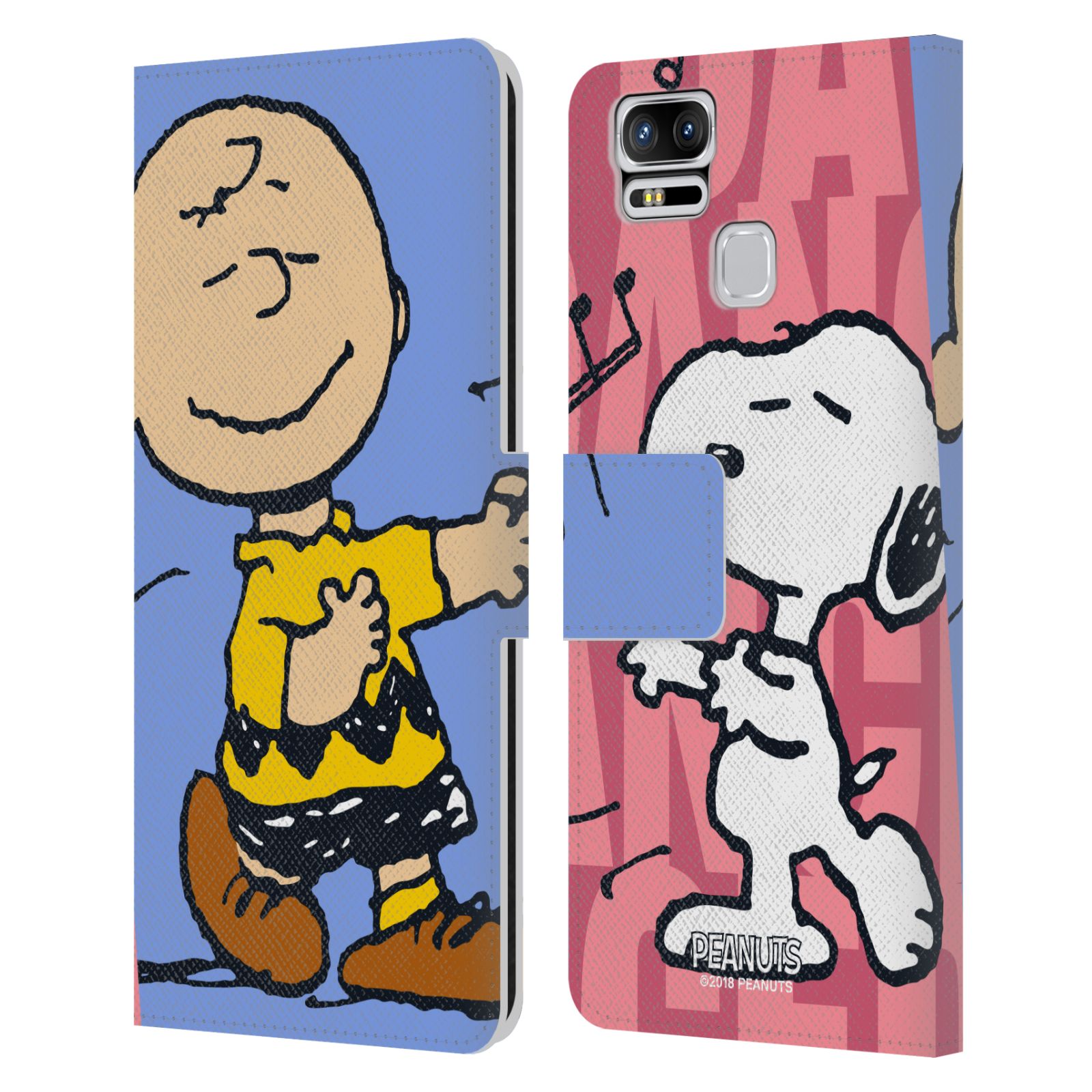 Pouzdro na mobil Asus Zenfone 3 Zoom ZE553KL - Head Case - Peanuts - Snoopy a Charlie