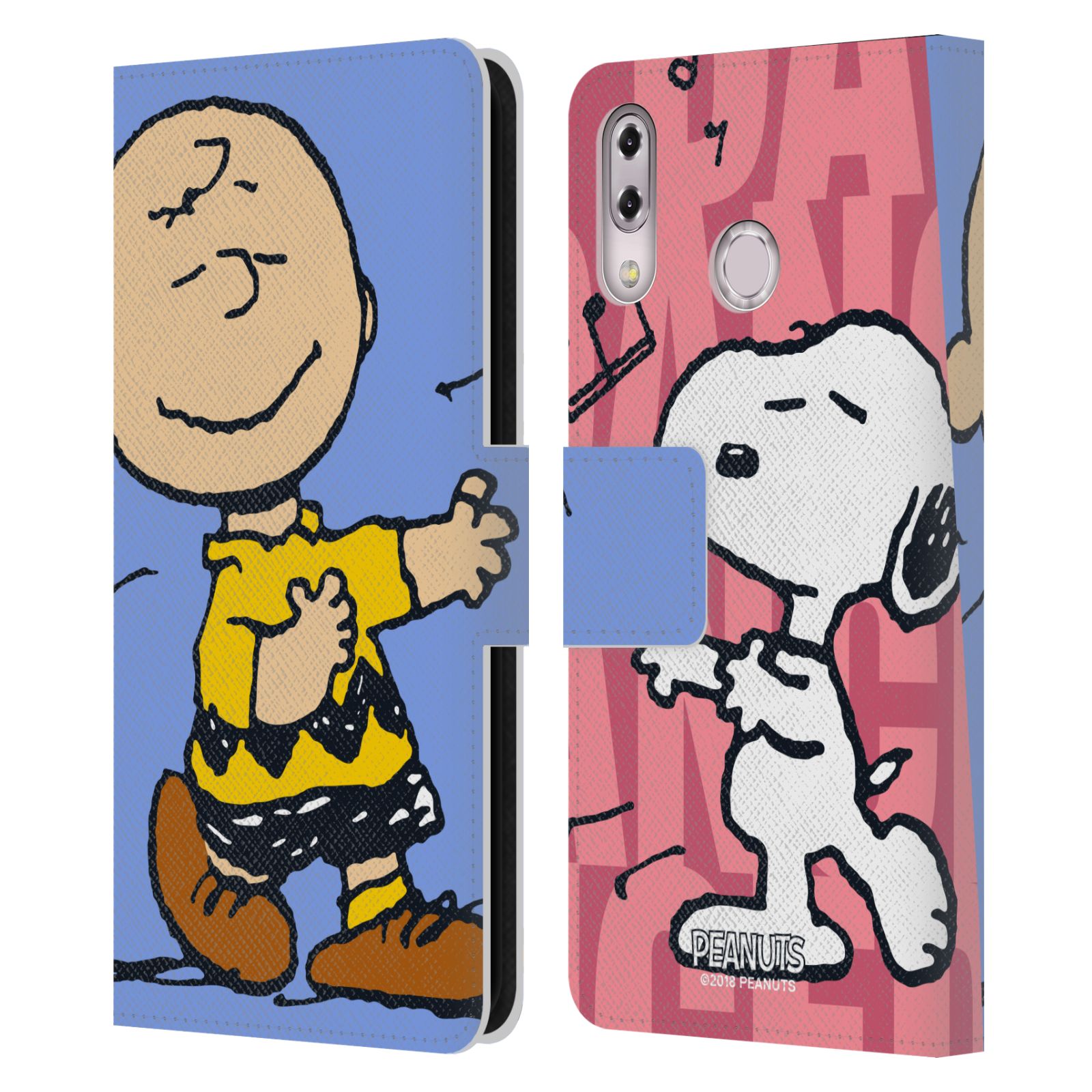 Pouzdro na mobil Asus Zenfone 5z ZS620KL / 5 ZE620KL - Head Case - Peanuts - Snoopy a Charlie