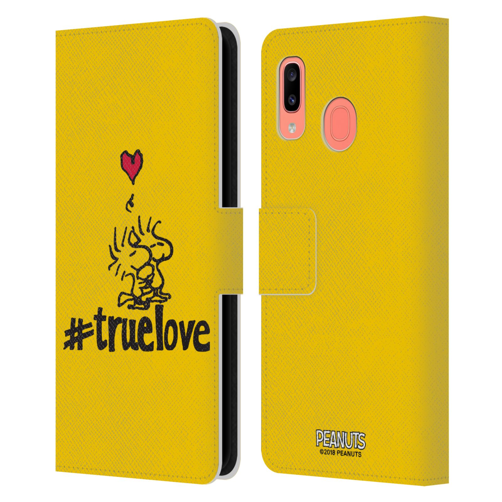 Pouzdro na mobil Samsung Galaxy A20 / Galaxy A30 - HEAD CASE - Peanuts - Woodstock pravá láska