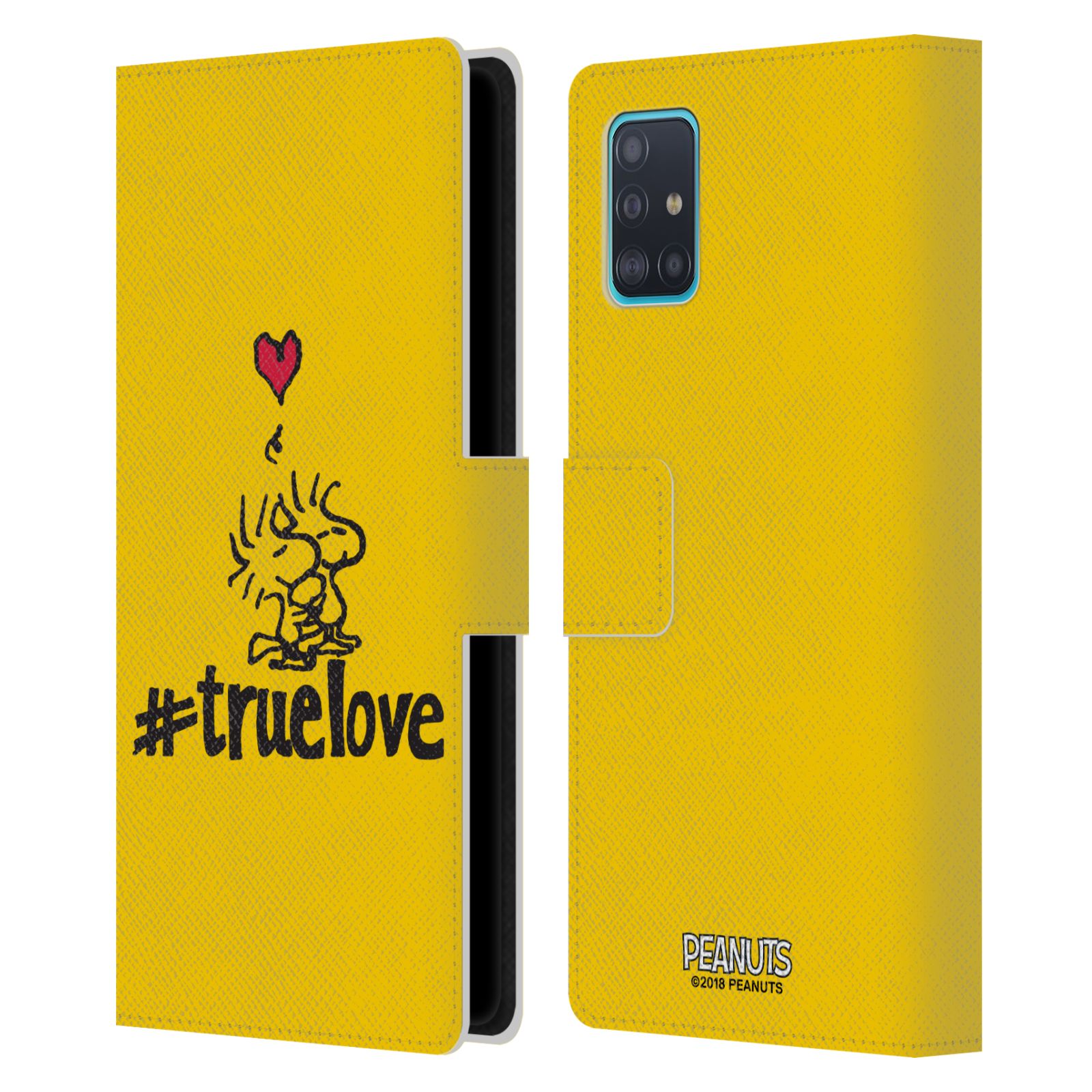 Pouzdro na mobil Samsung Galaxy A51 - HEAD CASE - Peanuts - Woodstock pravá láska