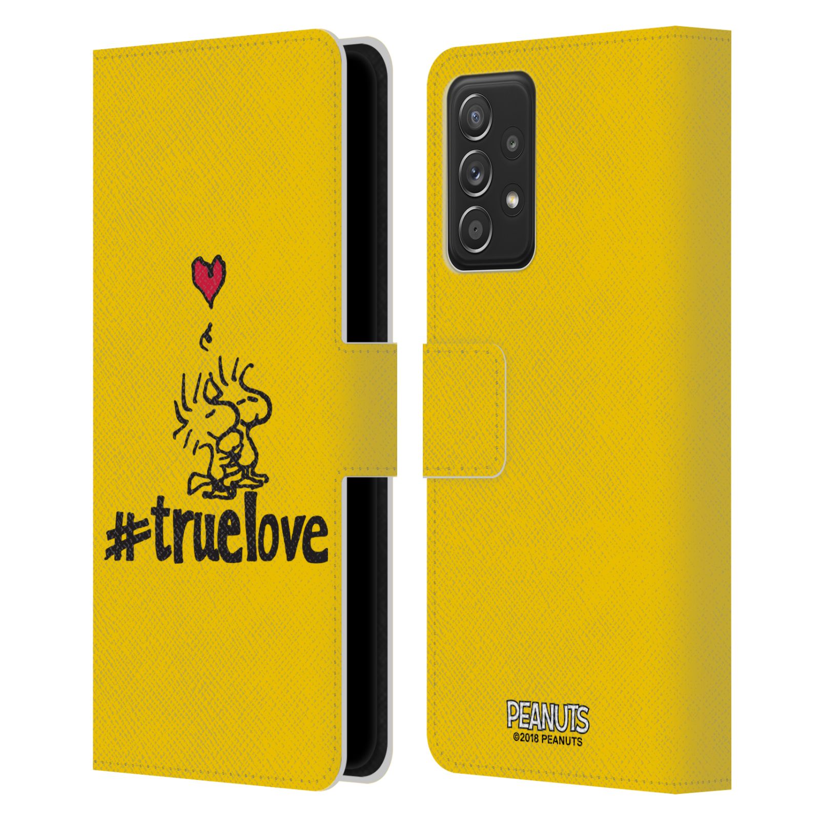 Pouzdro na mobil Samsung Galaxy A52 / A52 G - HEAD CASE - Peanuts - Woodstock pravá láska