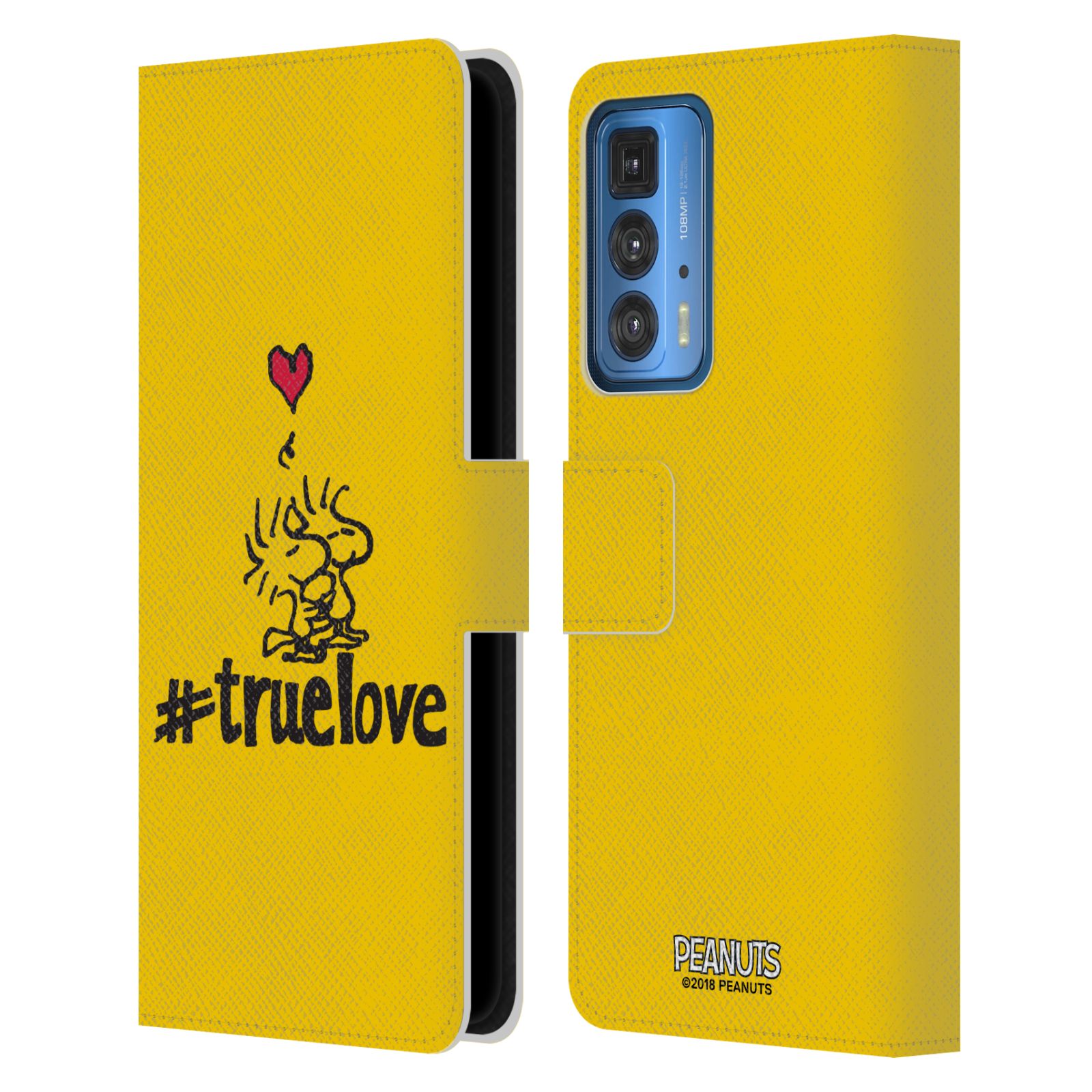Pouzdro na mobil Motorola EDGE 20 PRO - HEAD CASE - Peanuts - Woodstock pravá láska