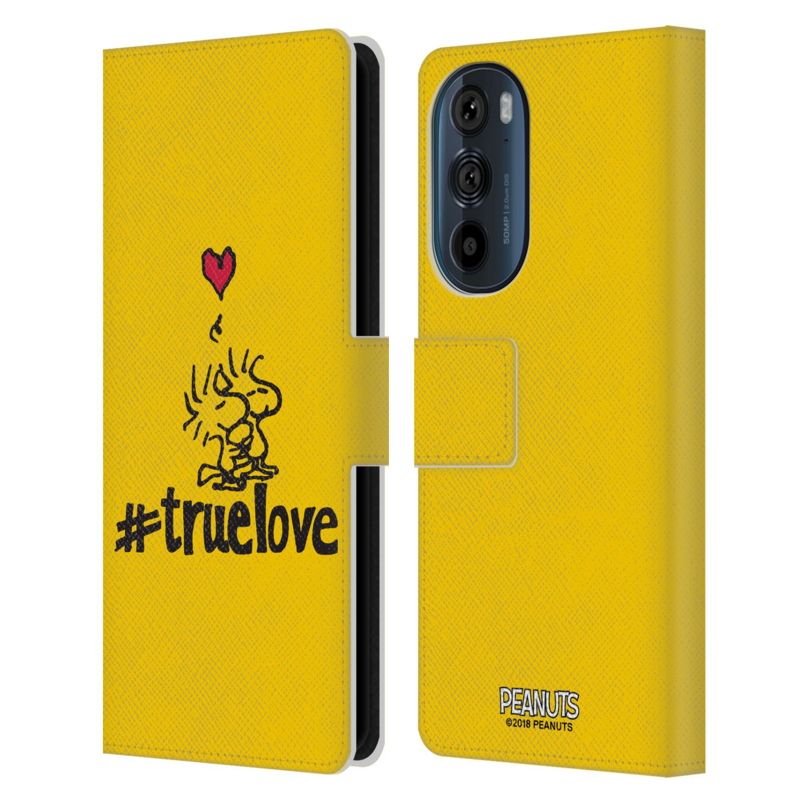 Pouzdro na mobil Motorola EDGE 30 - HEAD CASE - Peanuts - Woodstock pravá láska