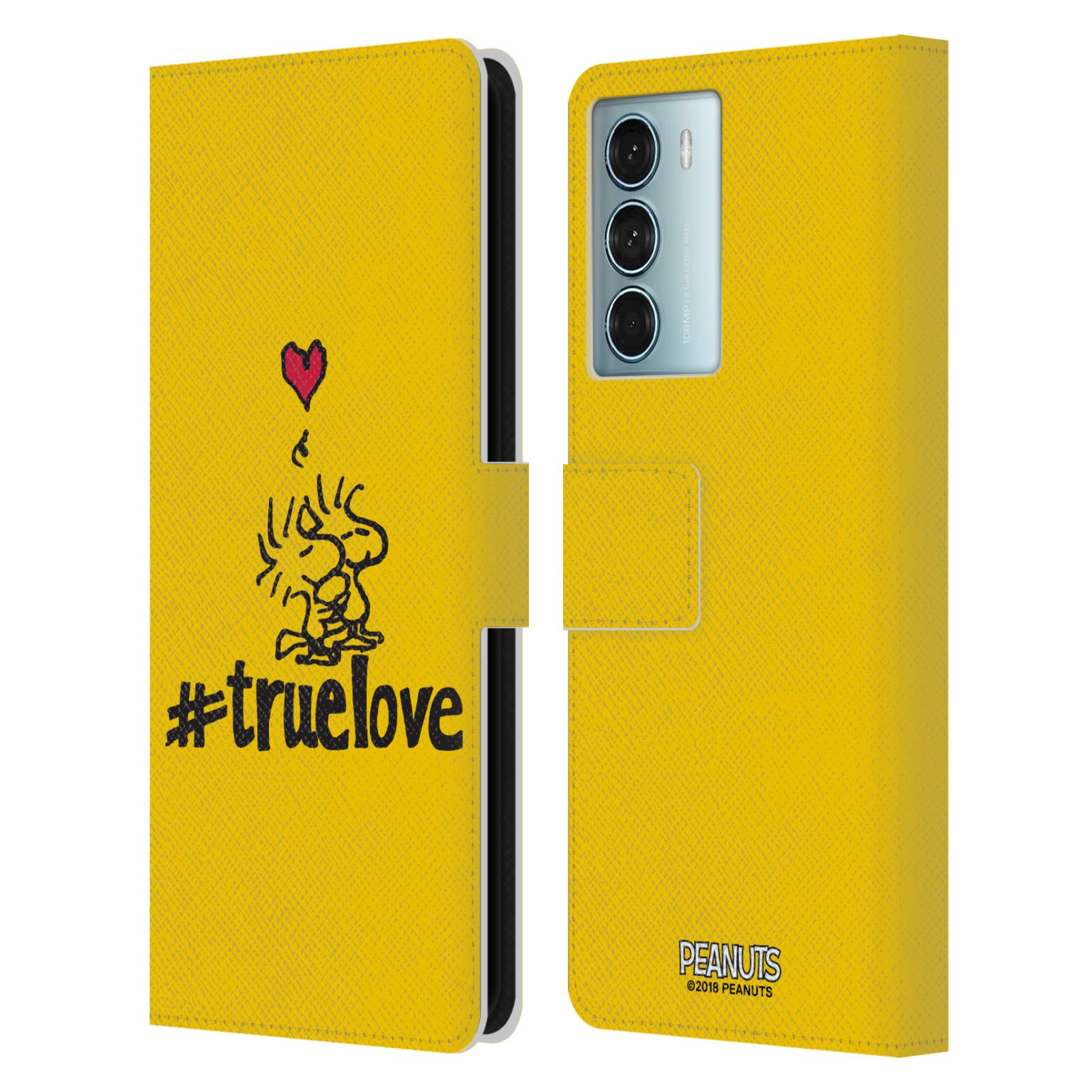 Pouzdro na mobil Motorola Moto G200 5G - HEAD CASE - Peanuts - Woodstock pravá láska