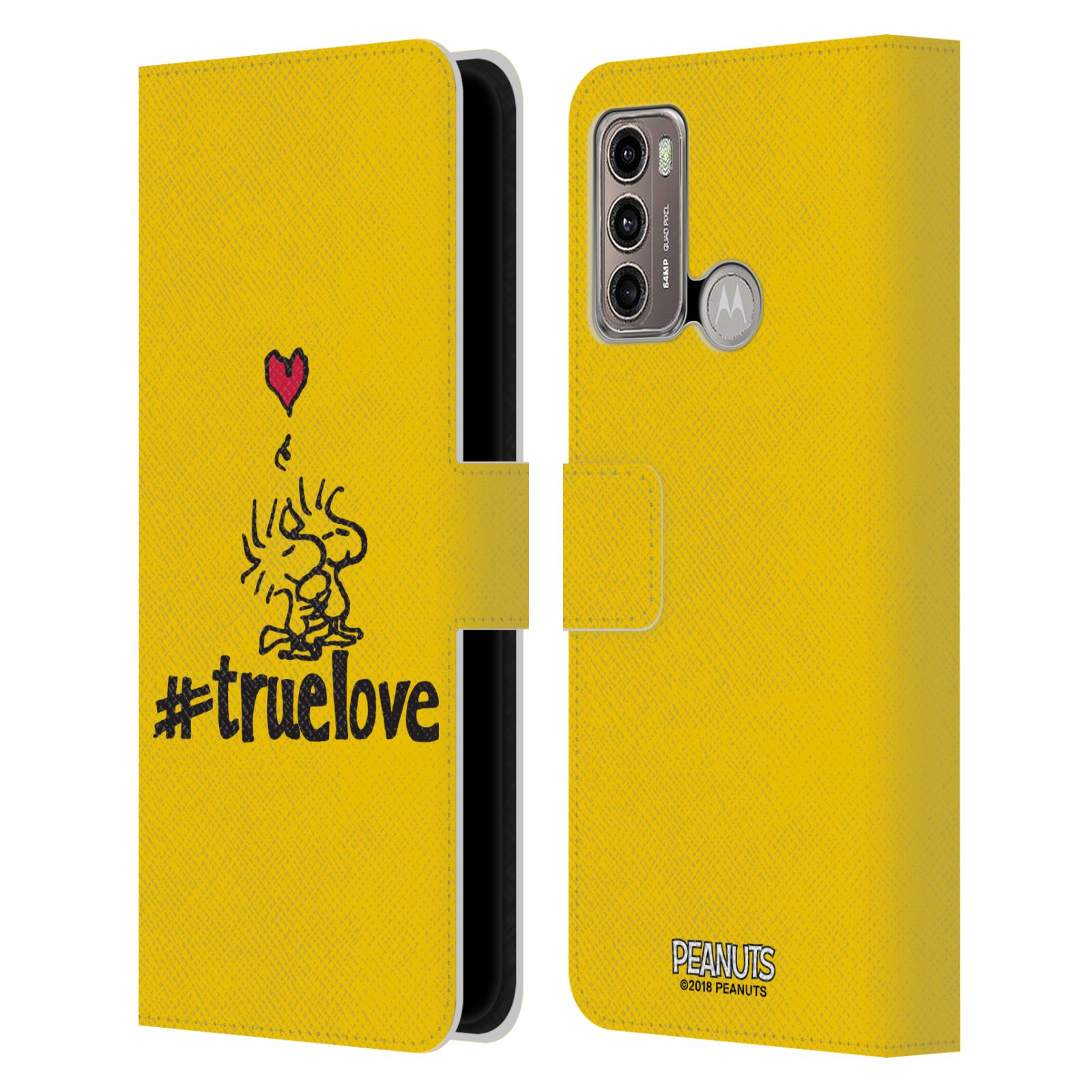Pouzdro na mobil Motorola Moto G60 - HEAD CASE - Peanuts - Woodstock pravá láska