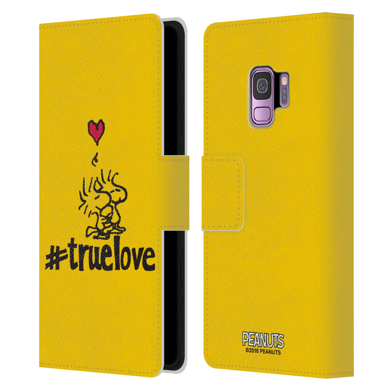 Pouzdro na mobil Samsung Galaxy S9 - HEAD CASE - Peanuts - Woodstock pravá láska