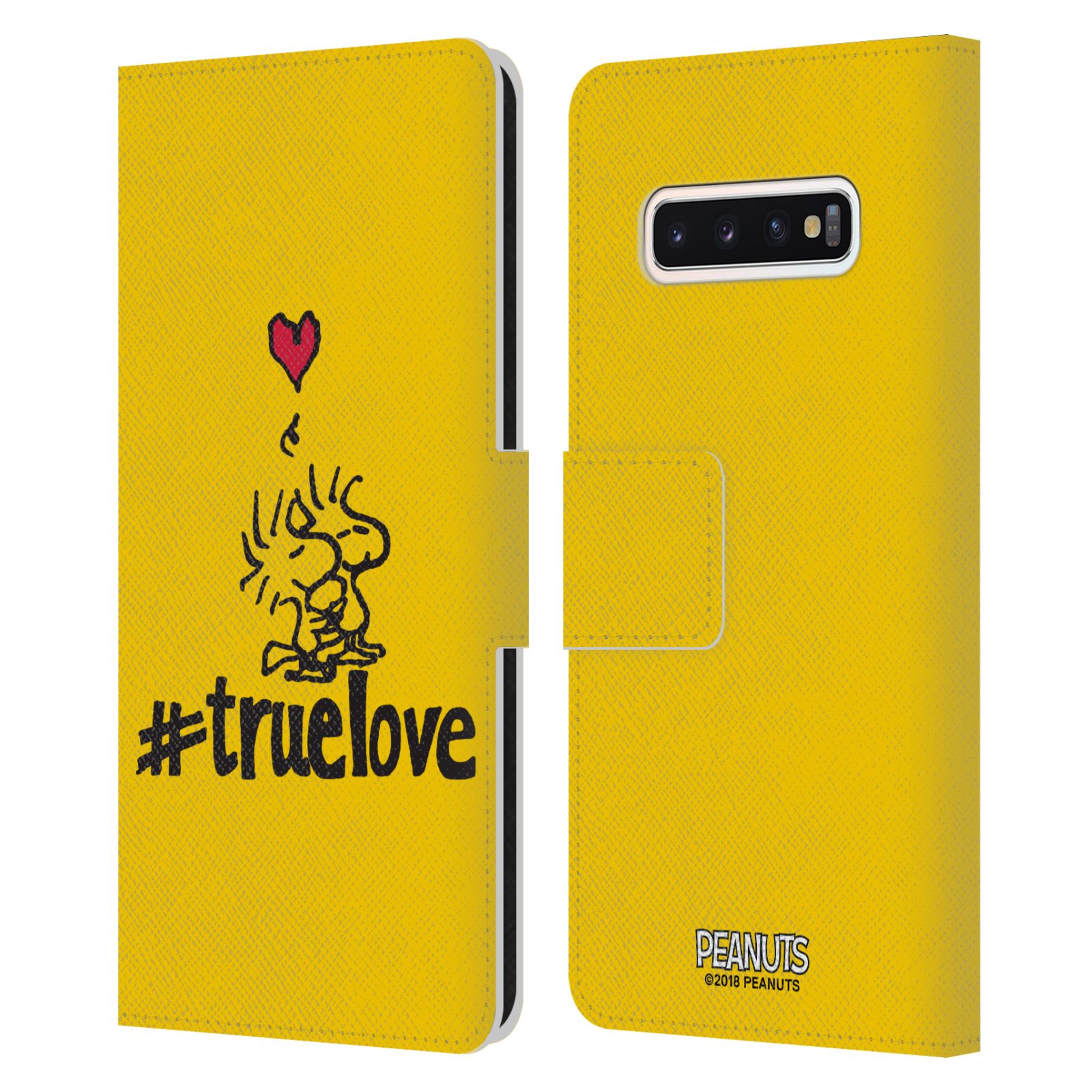 Pouzdro na mobil Samsung Galaxy S10 - HEAD CASE - Peanuts - Woodstock pravá láska