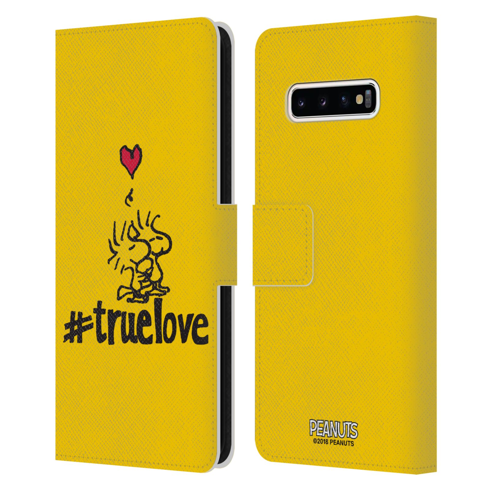 Pouzdro na mobil Samsung Galaxy S10+ - HEAD CASE - Peanuts - Woodstock pravá láska