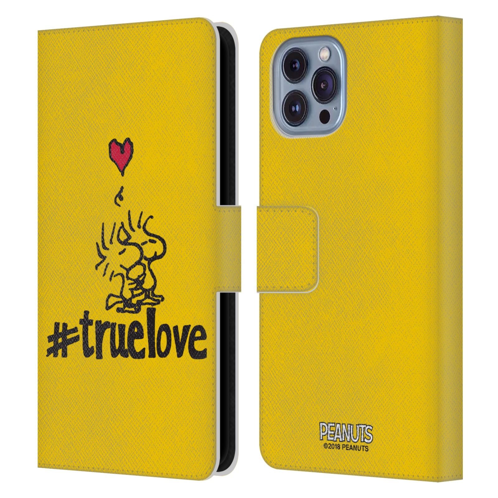 Pouzdro na mobil Apple Iphone 14 - HEAD CASE - Peanuts - Woodstock pravá láska