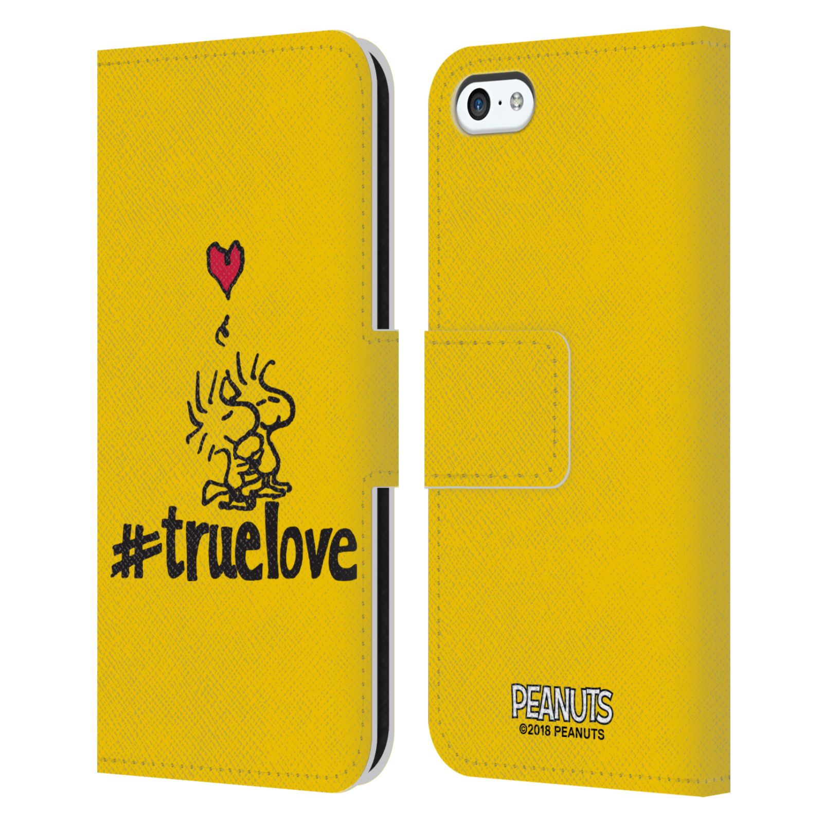 Pouzdro na mobil Apple Iphone 5C - HEAD CASE - Peanuts - Woodstock pravá láska