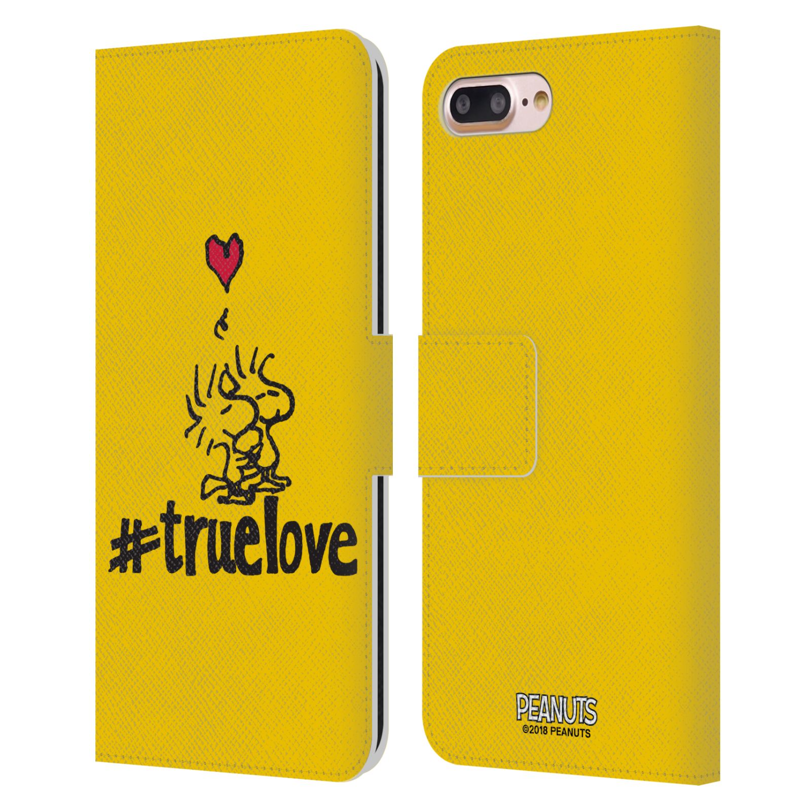 Pouzdro na mobil Apple Iphone 7+/8+ - HEAD CASE - Peanuts - Woodstock pravá láska