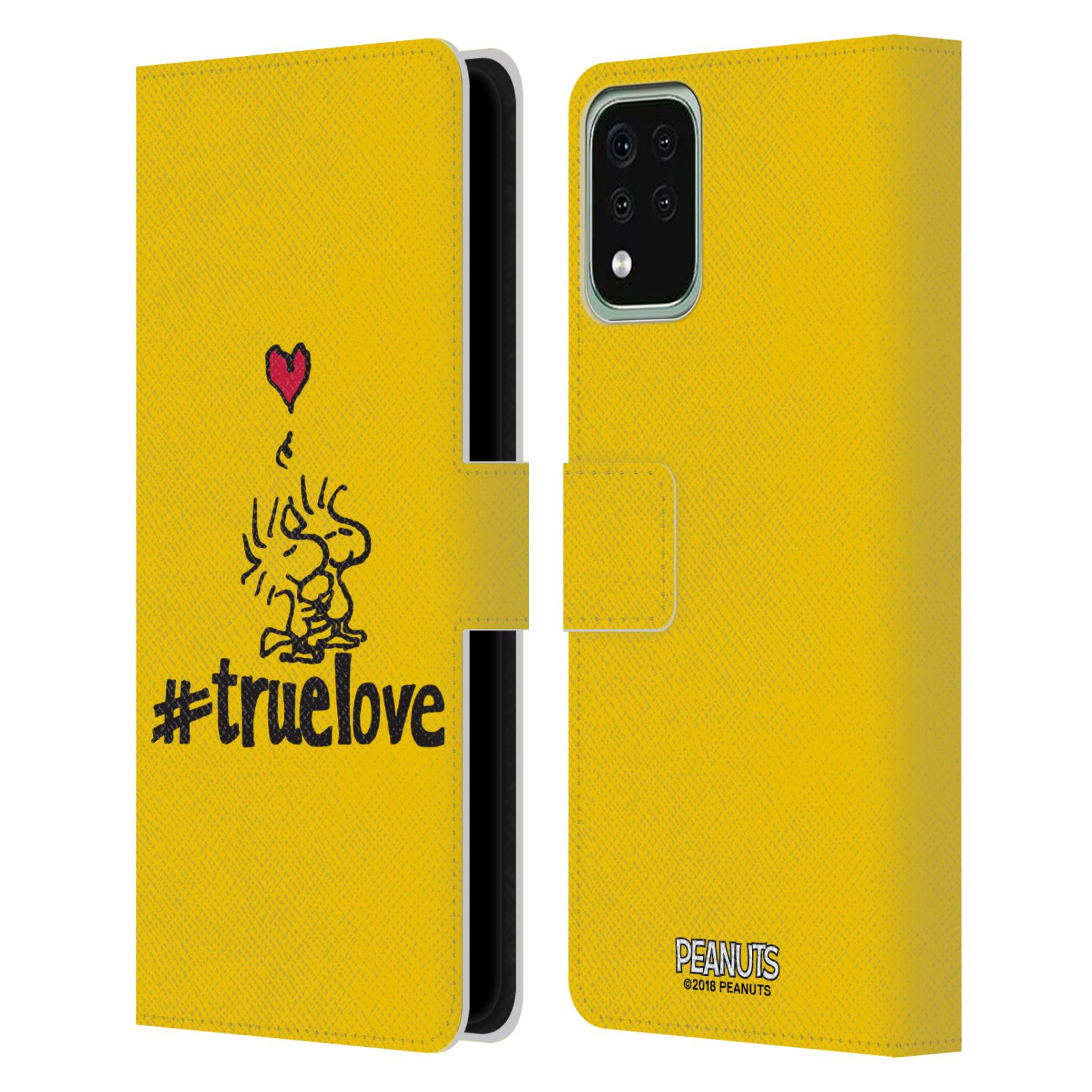 Pouzdro na mobil LG K42 / K52 / K62 - HEAD CASE - Peanuts - Woodstock pravá láska