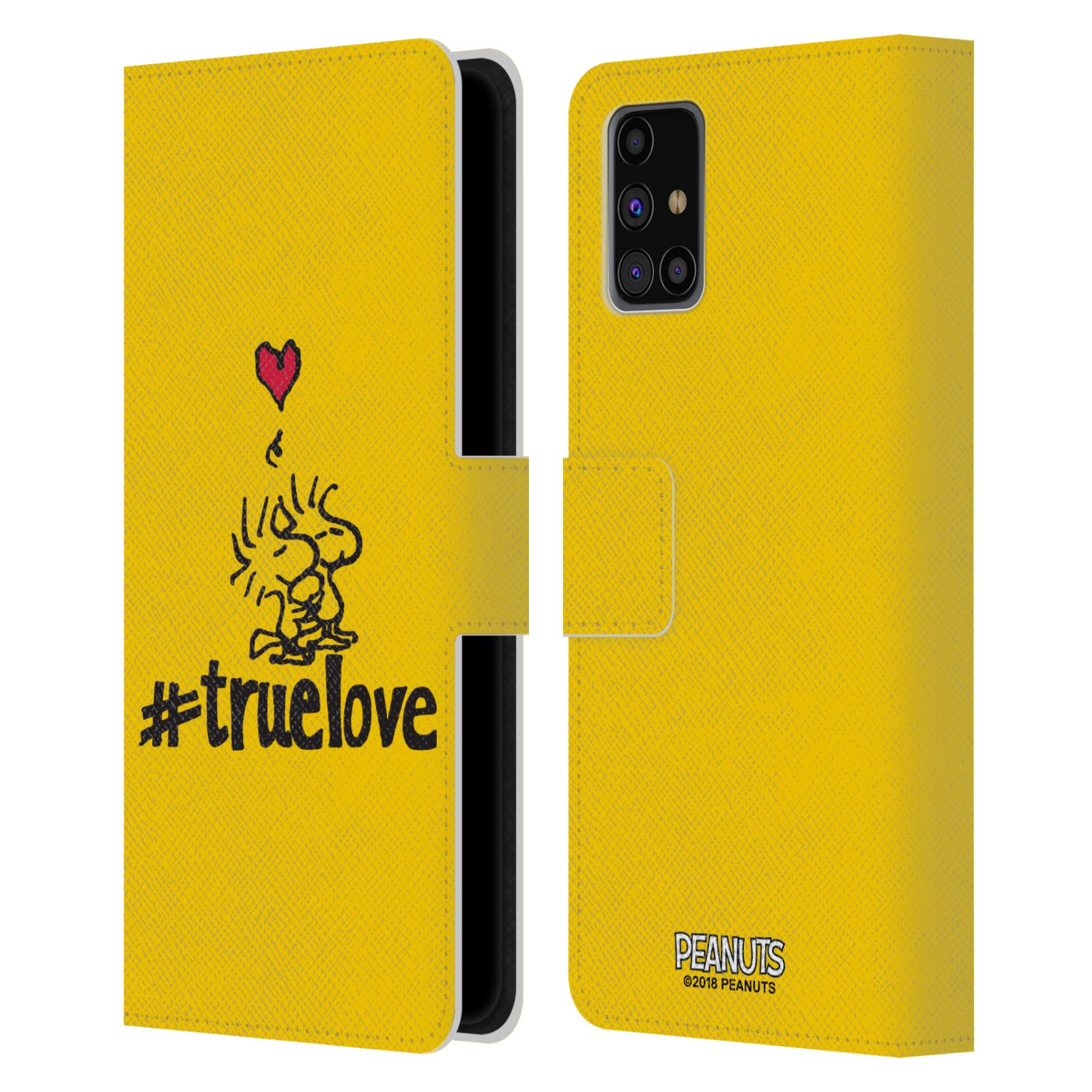 Pouzdro na mobil Samsung Galaxy M31s - HEAD CASE - Peanuts - Woodstock pravá láska